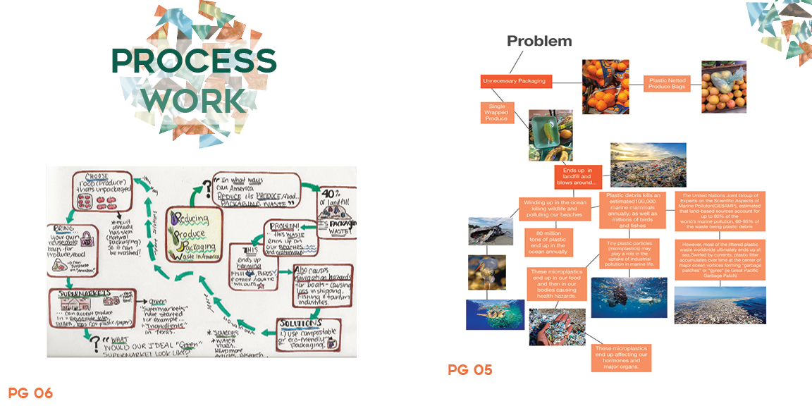 Mind Map on Reducing Plastic Produce Packaging and the Problem it's causing