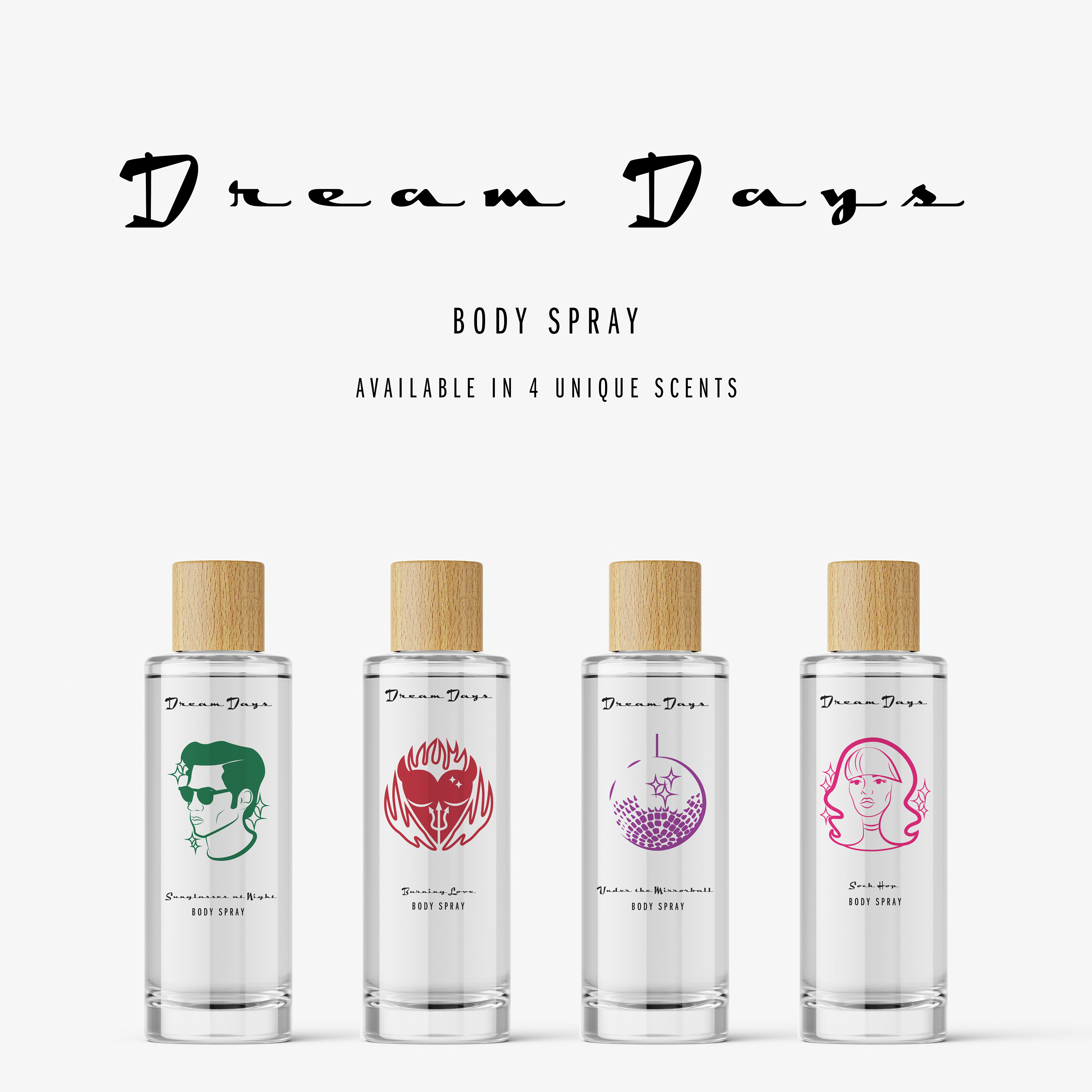"Dream Days Cologne Bottle Designs" (2023)