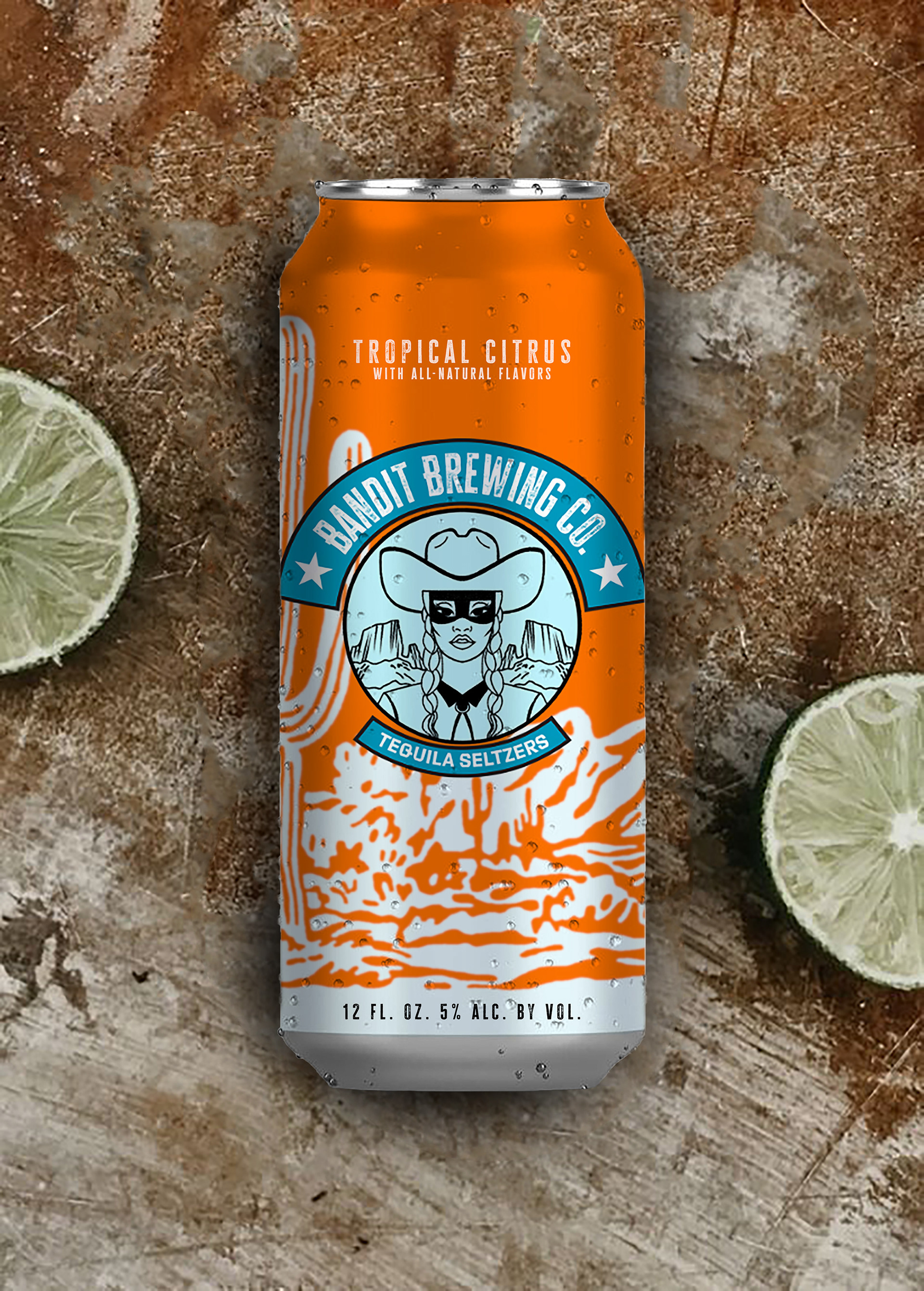 "Bandit Brewing Co. Can Label" (2024)