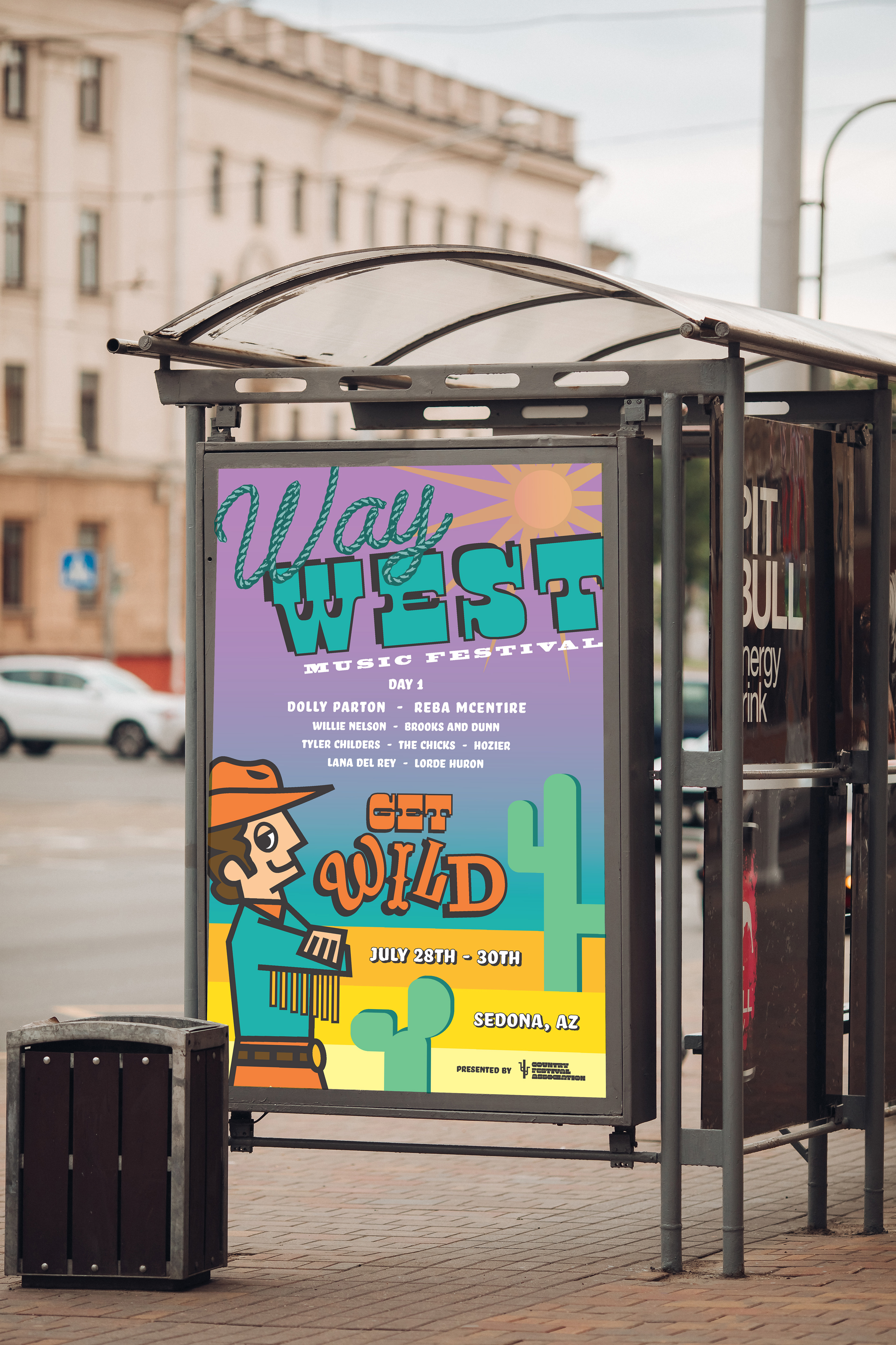 "Way West Music Festival Poster 1/3" (2022)