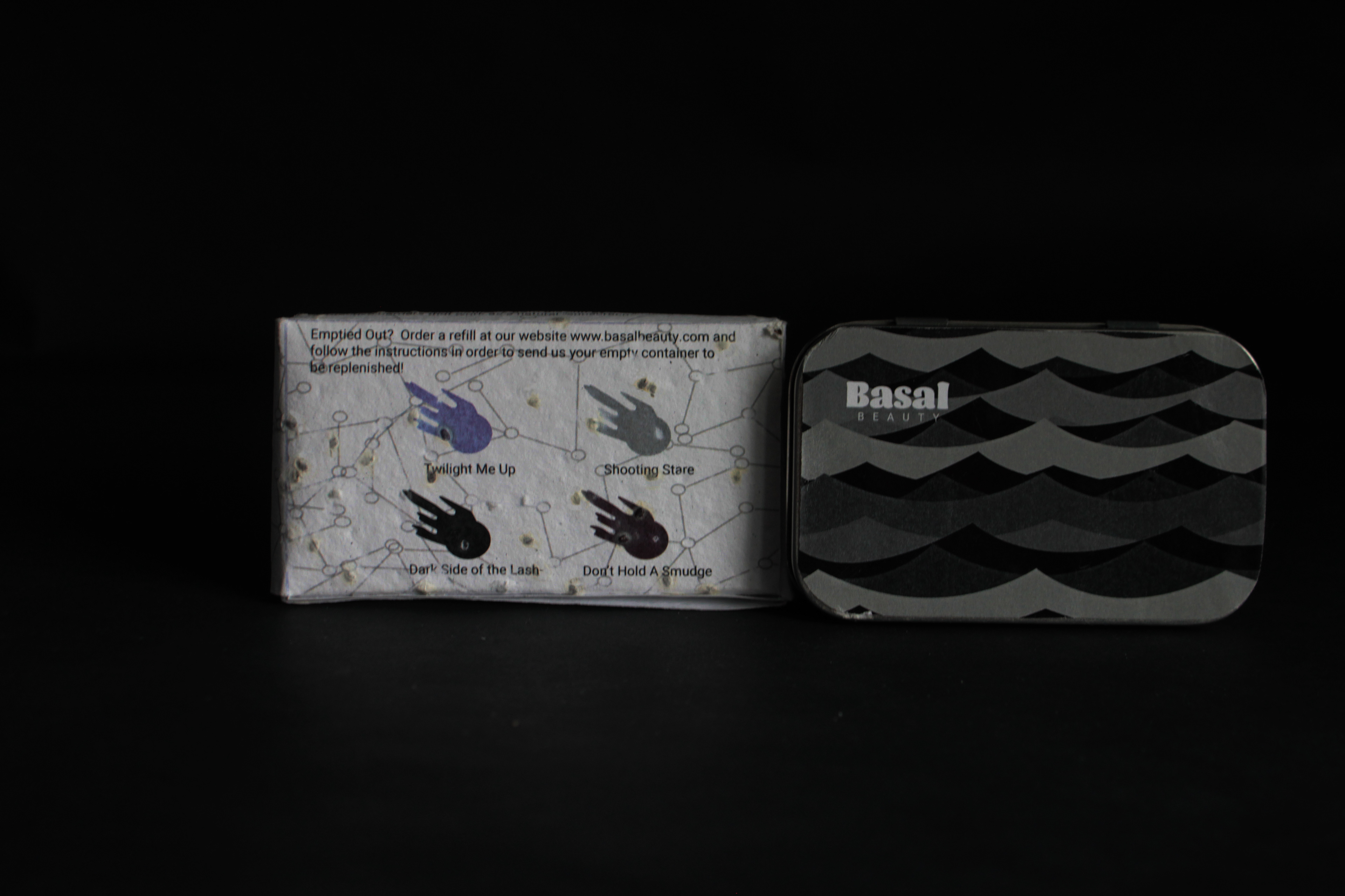 Eyeliner Box back & Front Container