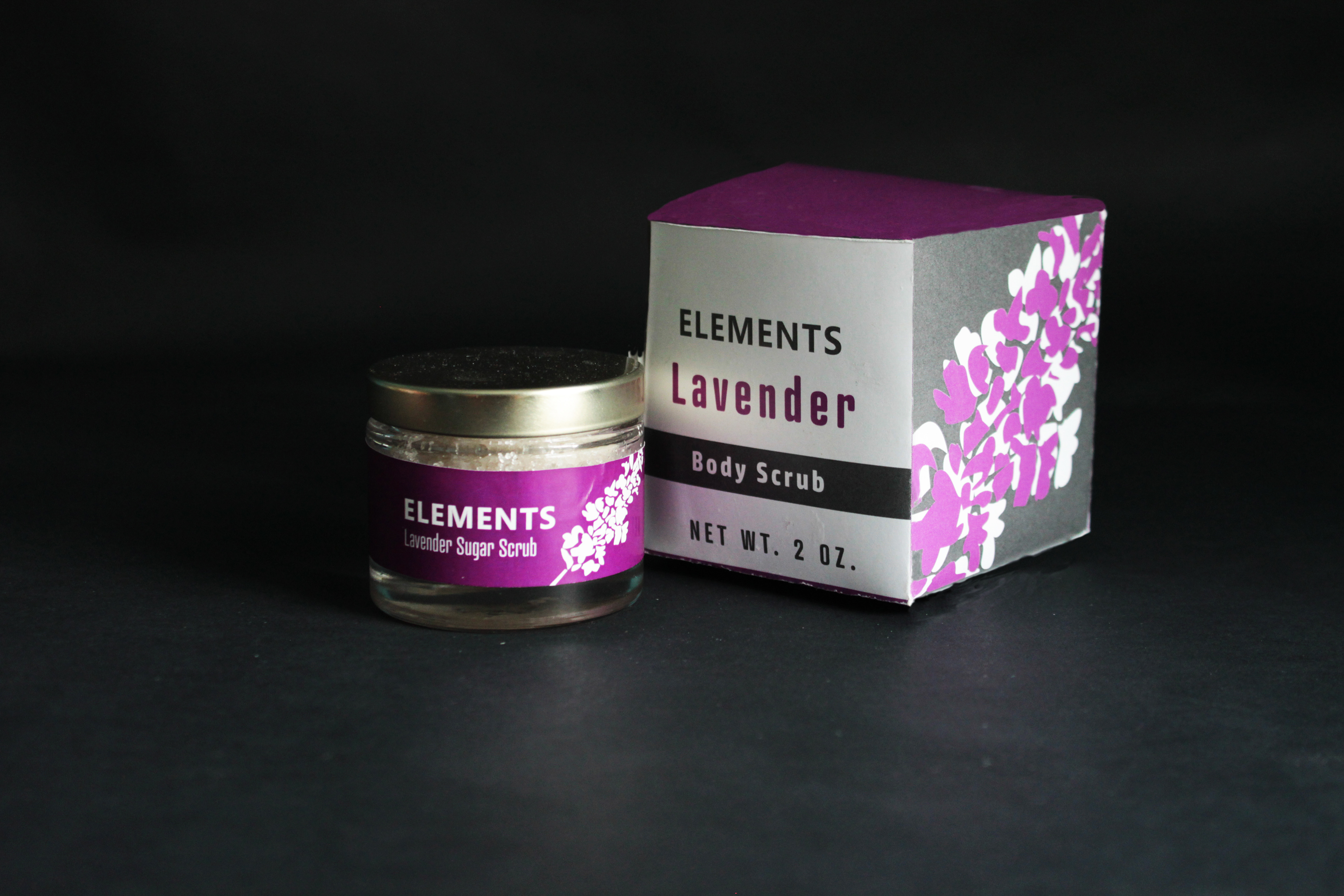 Body Scrub Box Front & Container