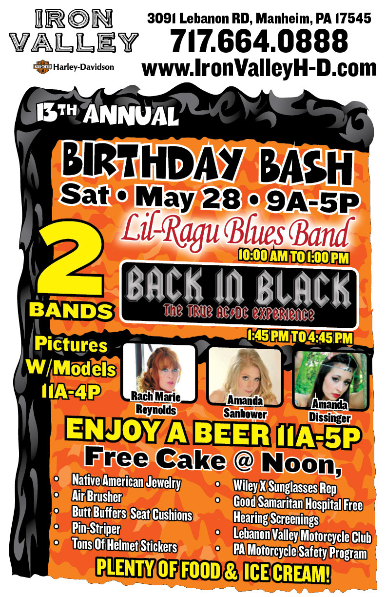 Iron Valley H-D Birthday Bash