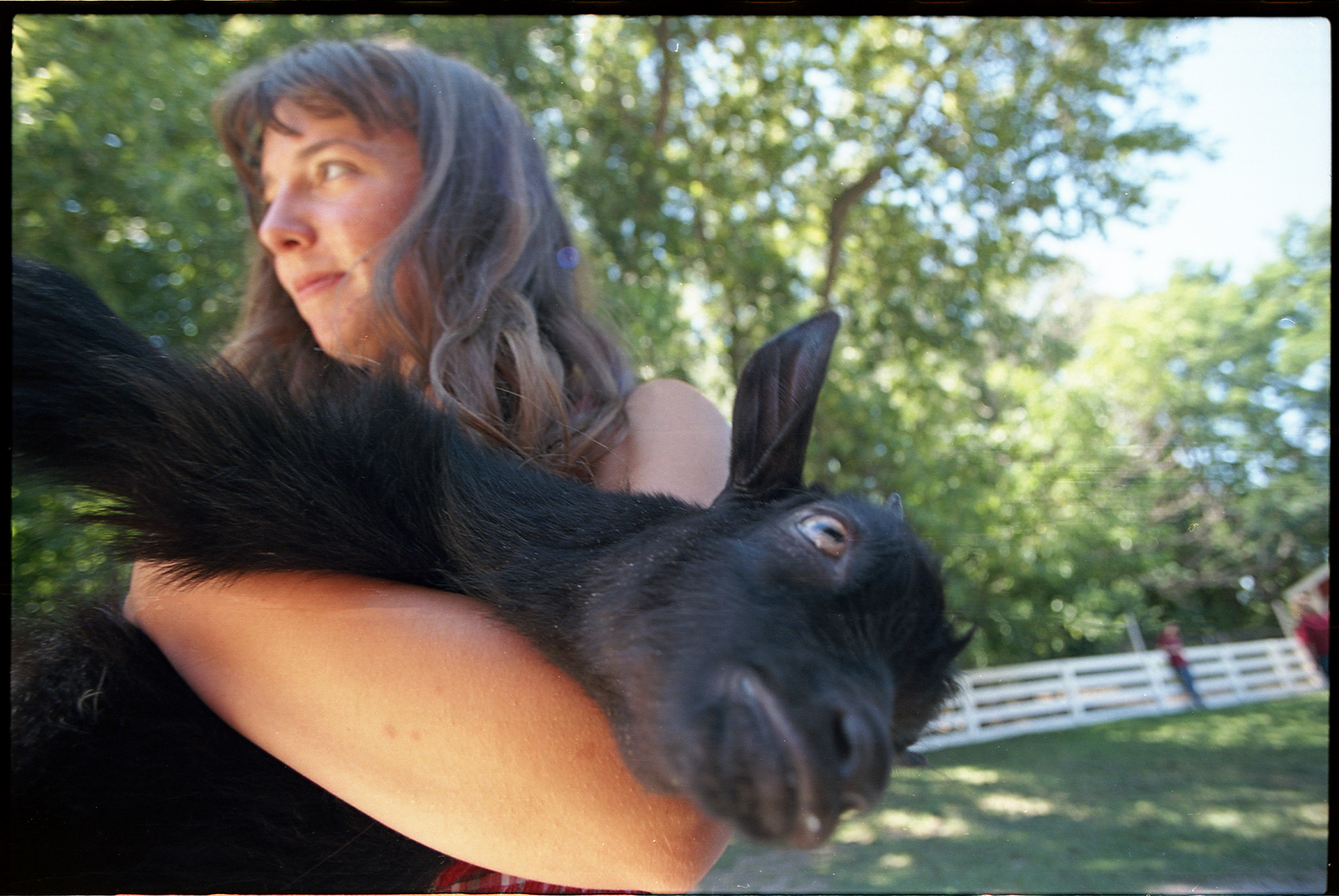 Ellie at the farm