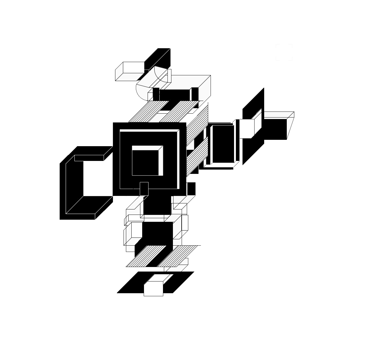 AXONOMETRIE DIPLOM SN. FONTEYNE