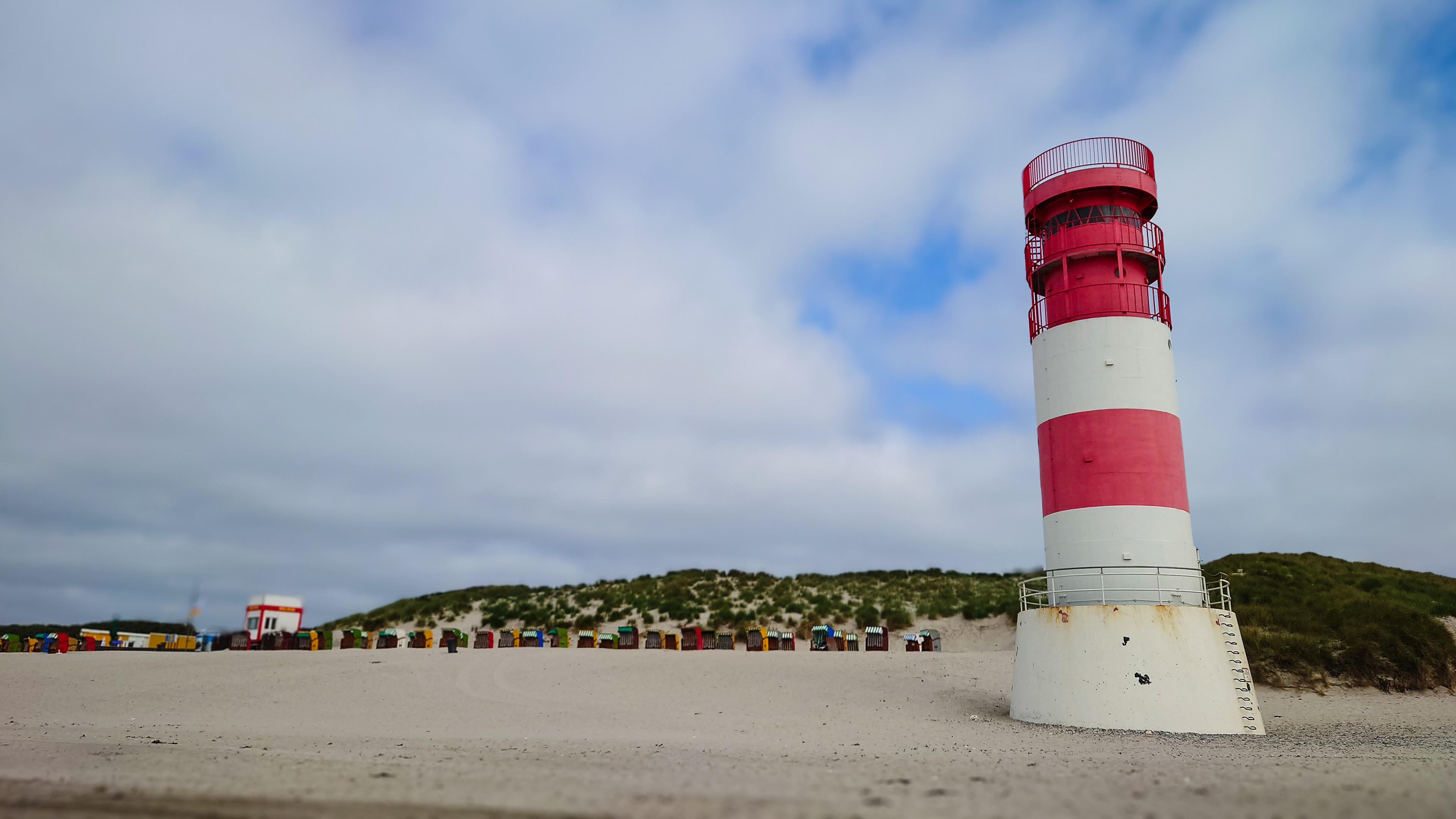 De typerende vuurturen op het eiland