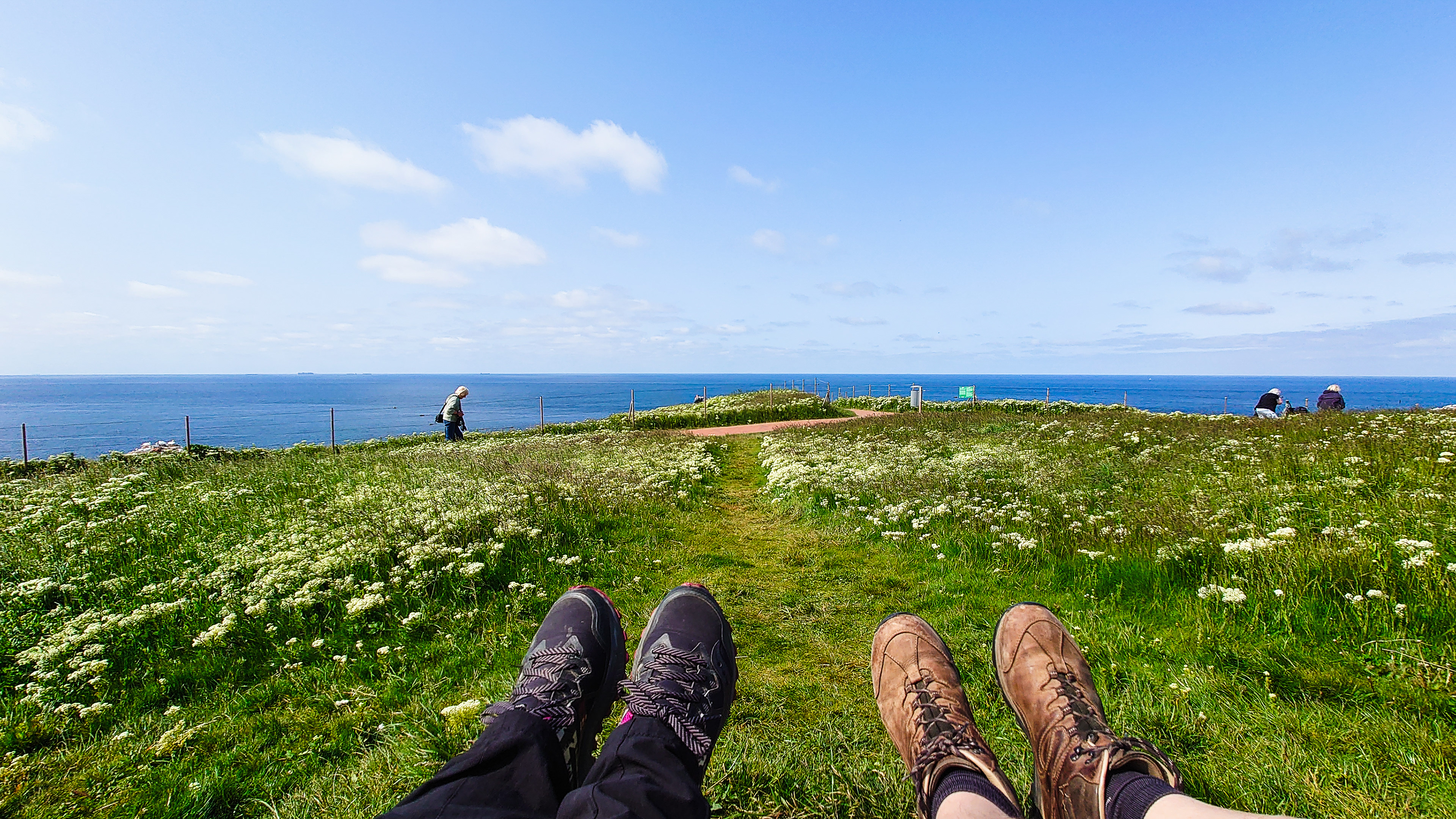 Feet up! Time to relax along the path of Klippenrandweg