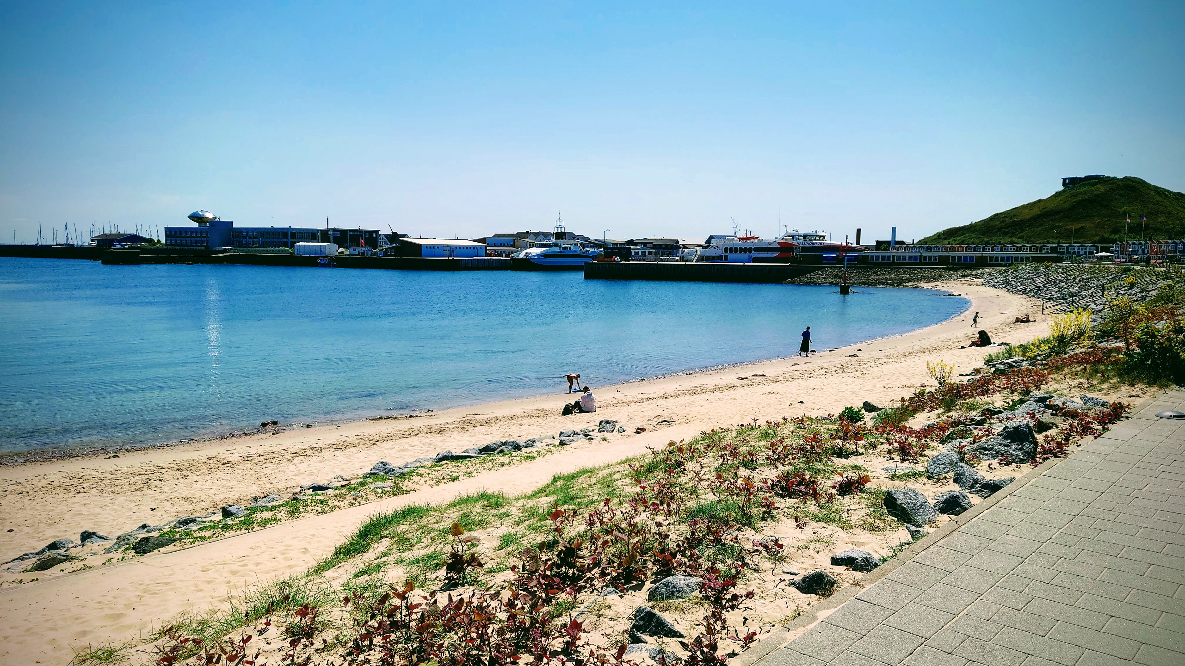 Sandy beaches of Helgoland
