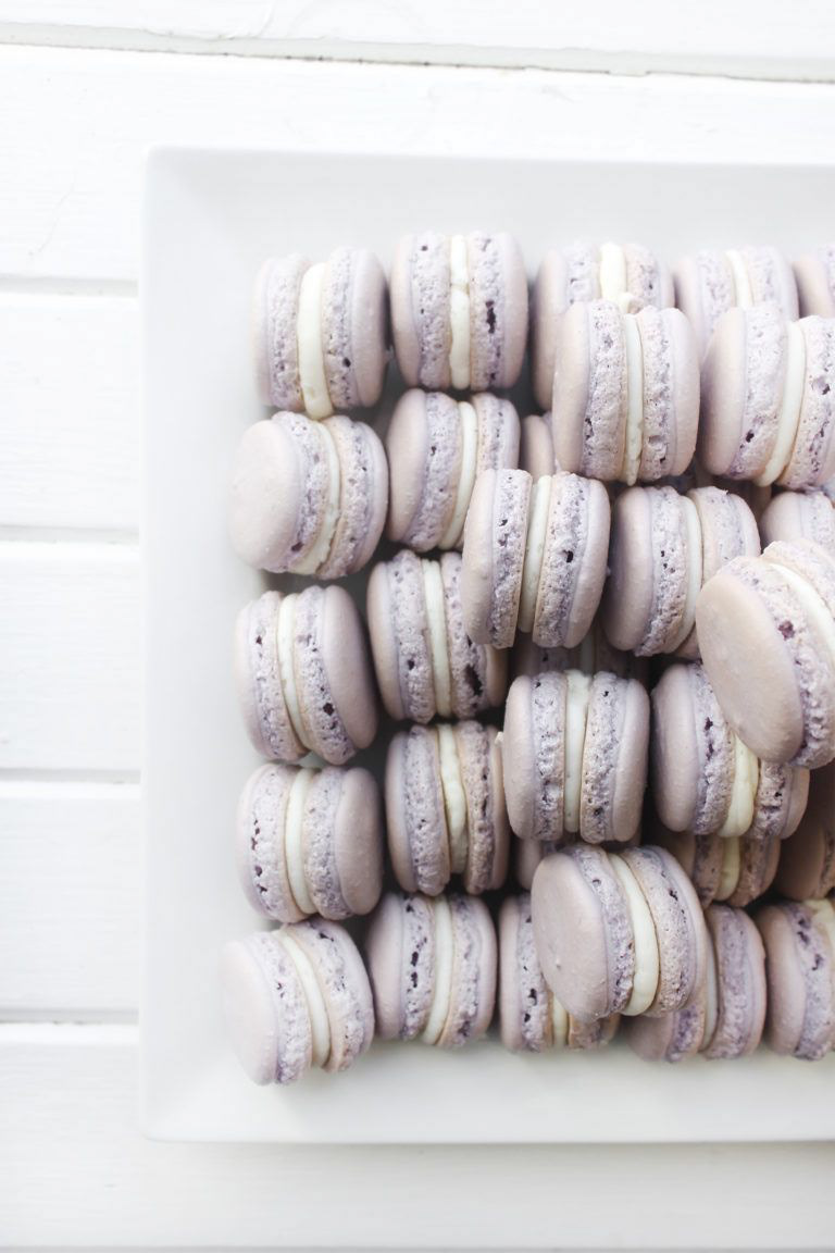 Concept Image: Lavender Macaroons