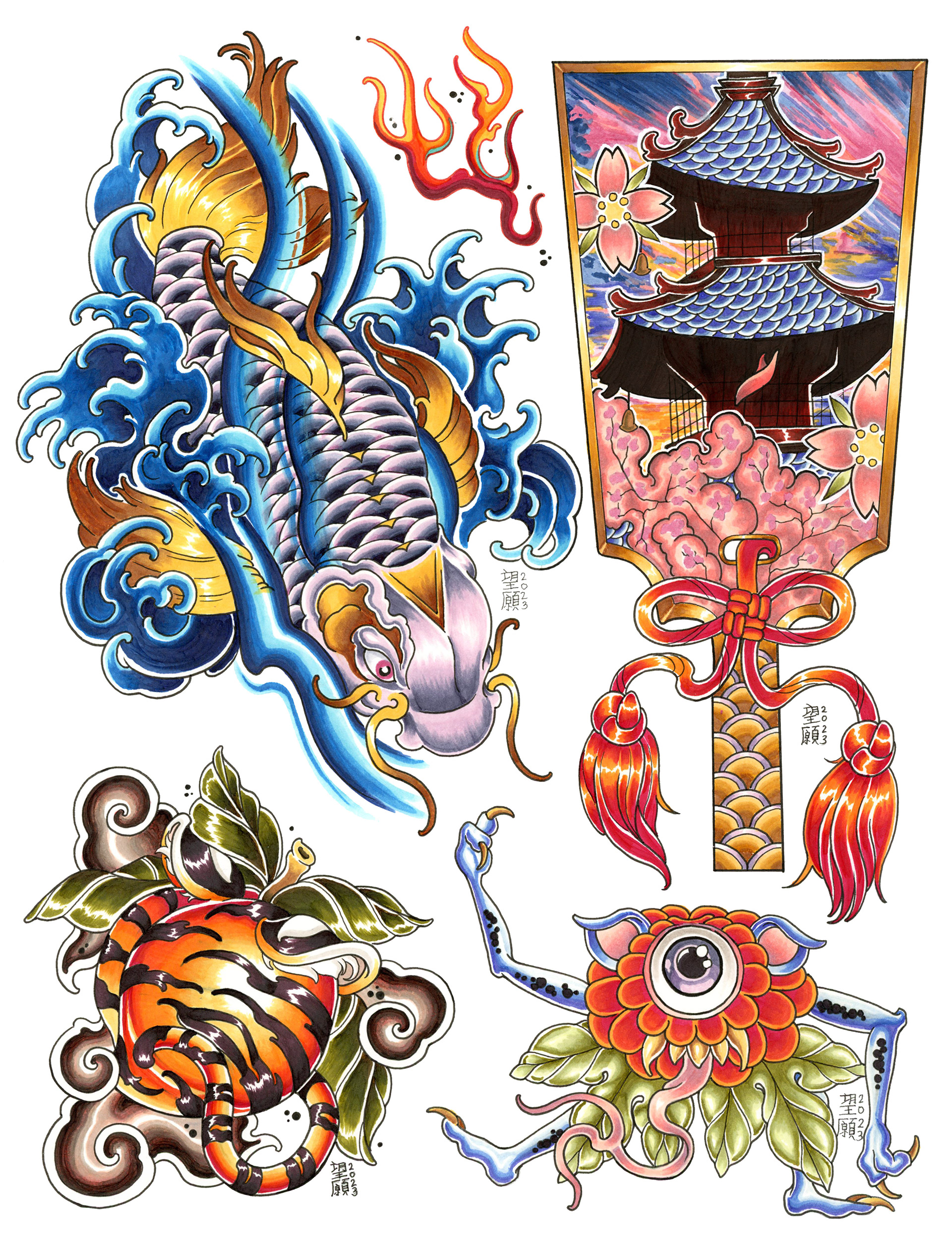 Reclamation Project #7 - Copic Marker on Paper - 2023