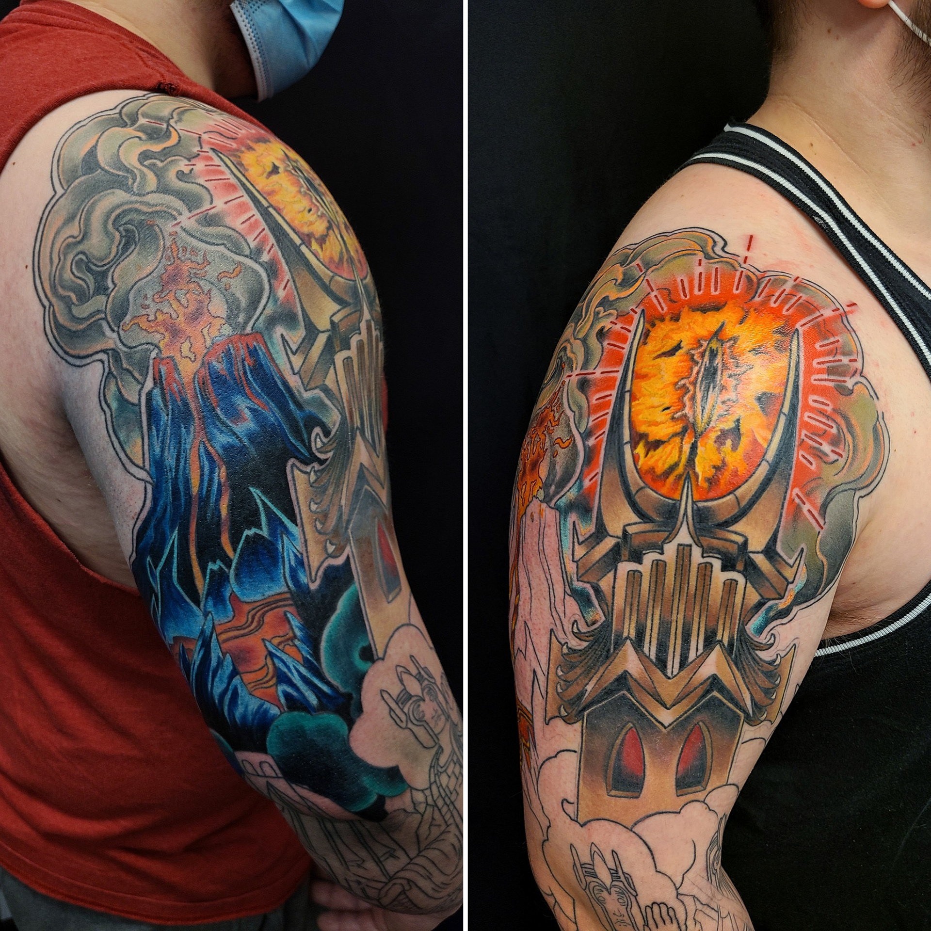 Lord of the Rings Landscapes Sleeve - Work in Progress