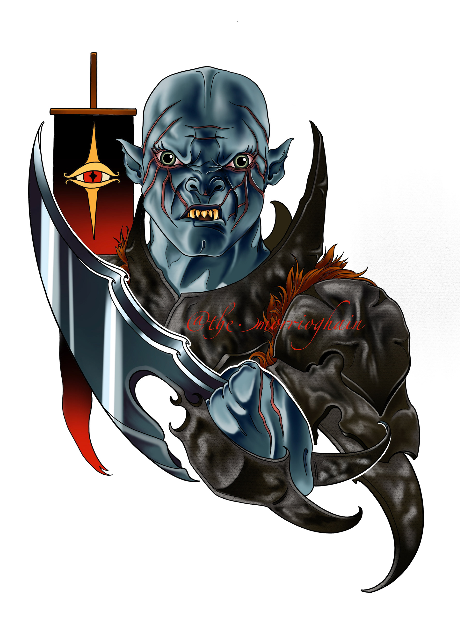Azog the Defiler - The Hobbit - 10-12 inches