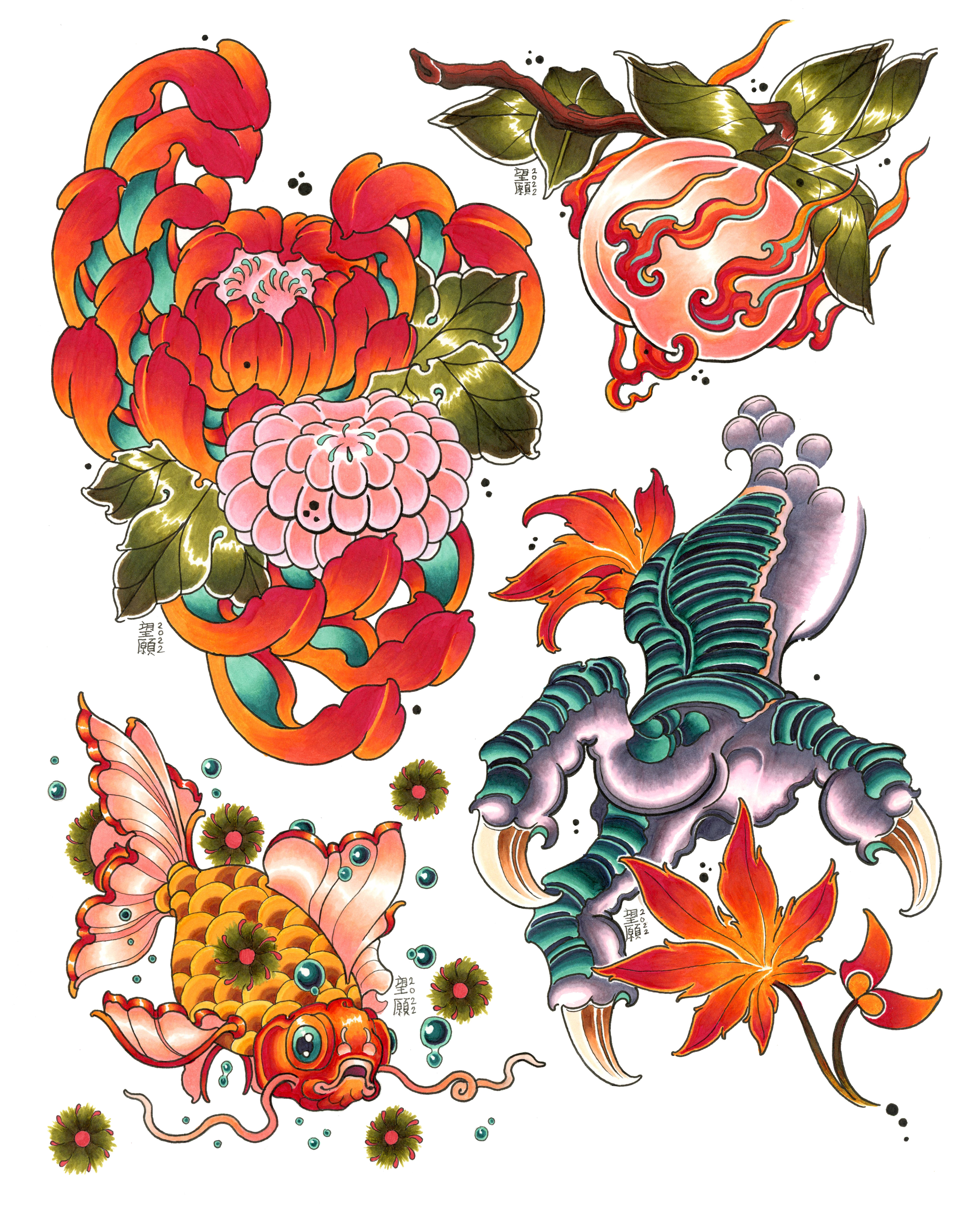 Reclamation Project #2 - Copic Marker on Paper - 2022