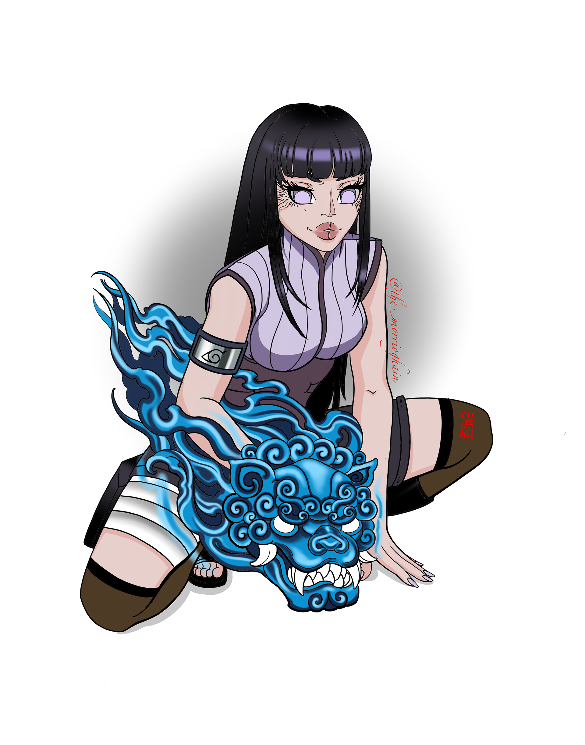 Hinata Hyuga - Approx 10 Inches.