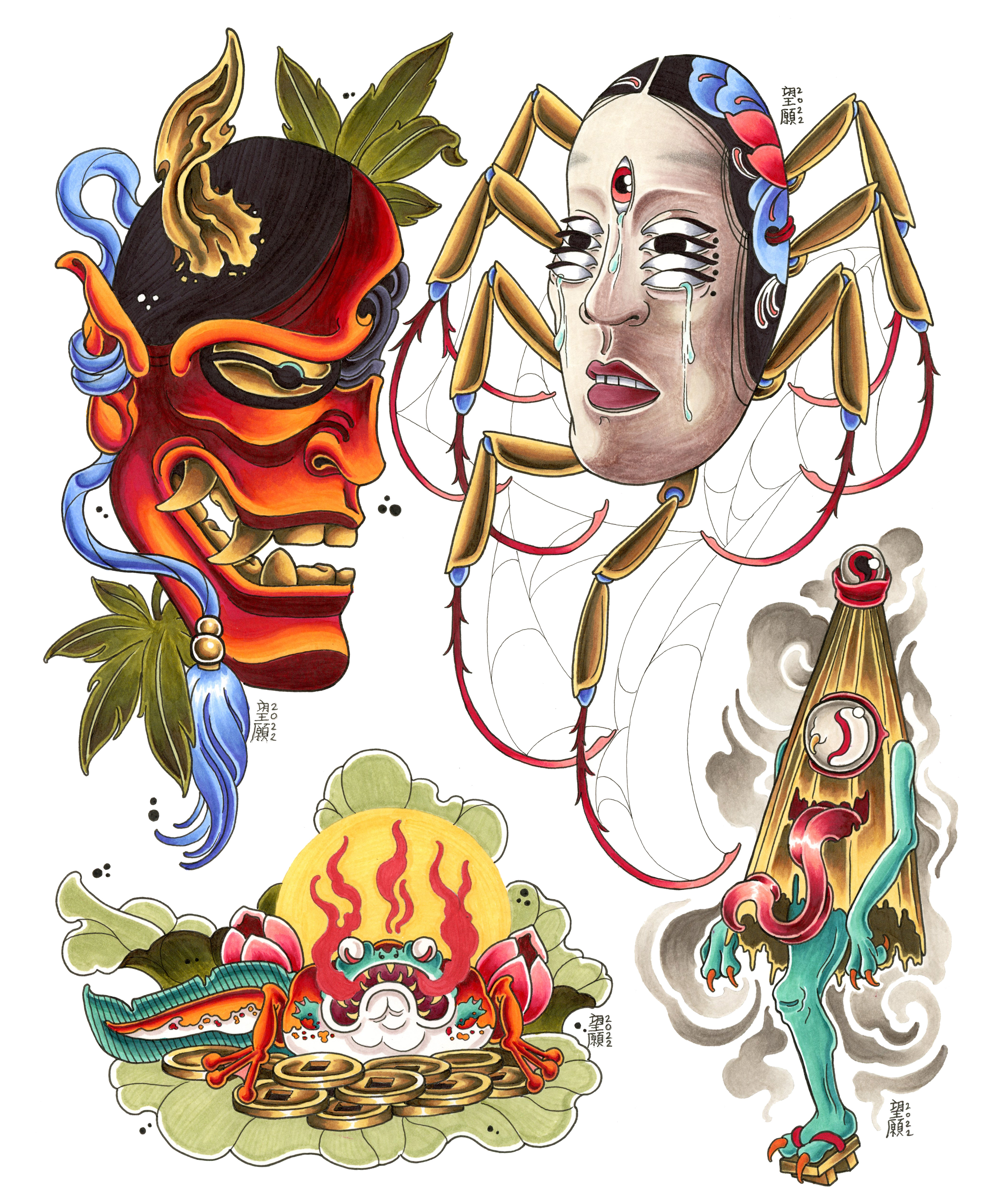 Reclamation Project #6 - Copic Marker on Paper - 2022