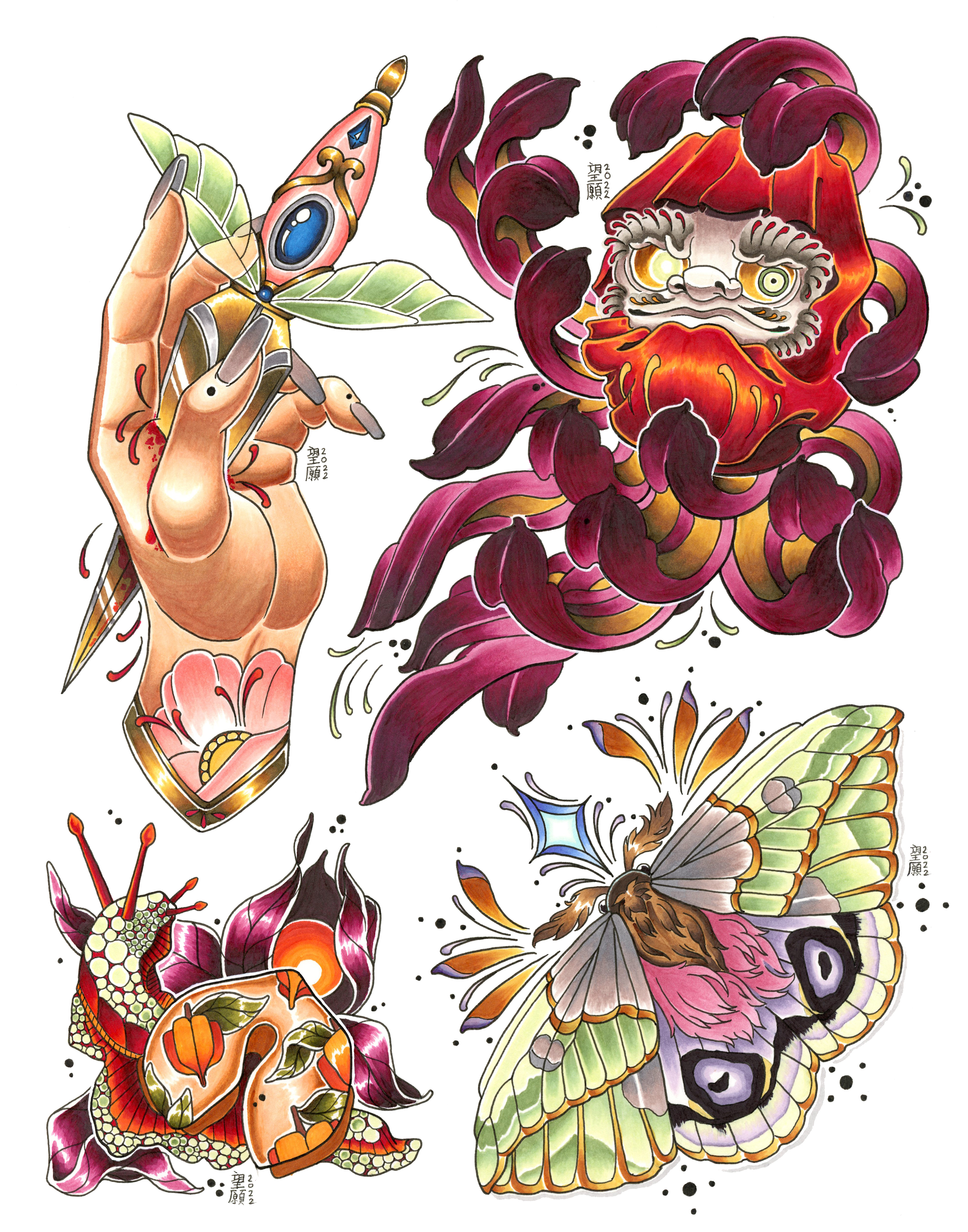 Reclamation Project #4 - Copic Marker on Paper - 2022