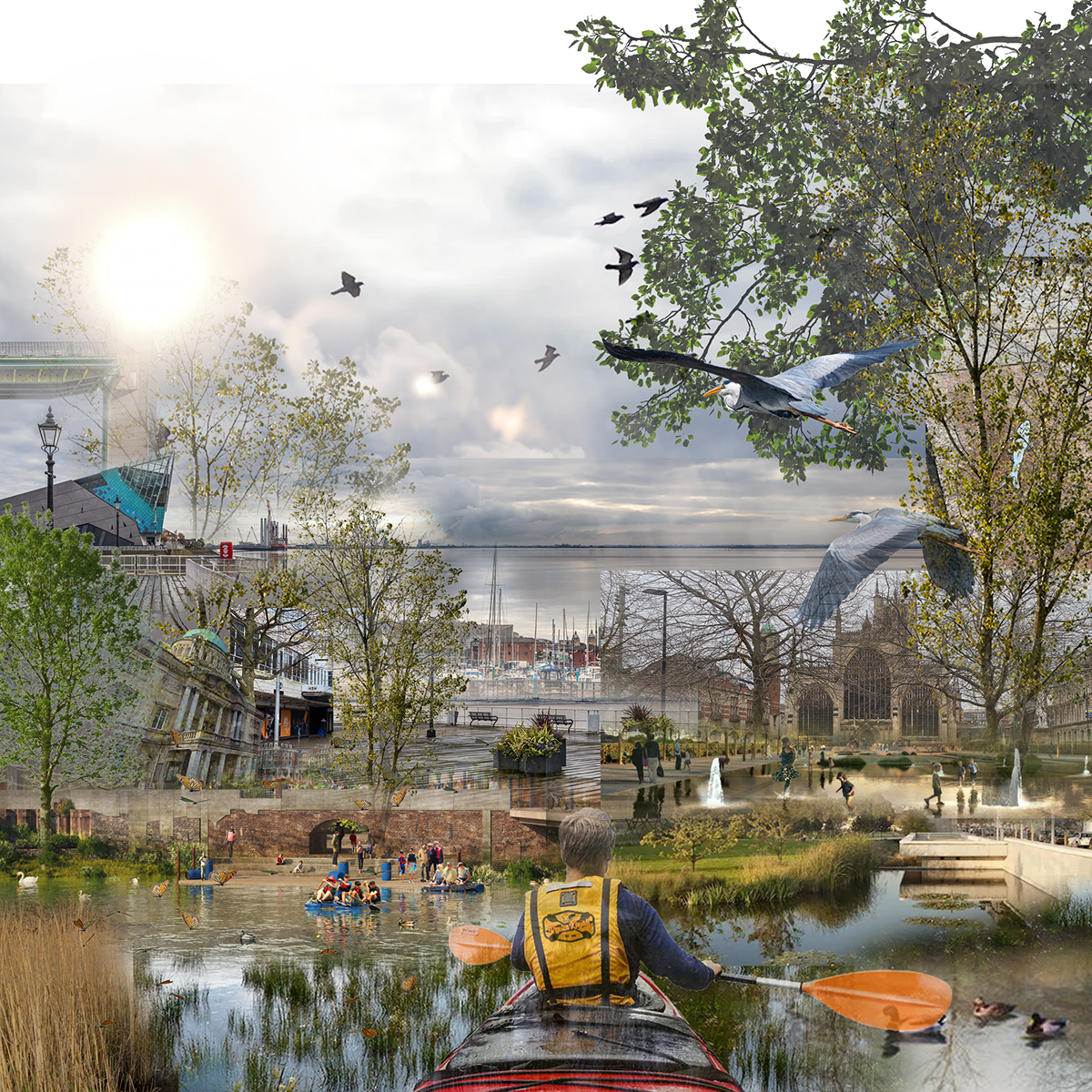 Initial Vision of Project. A Lagoon City