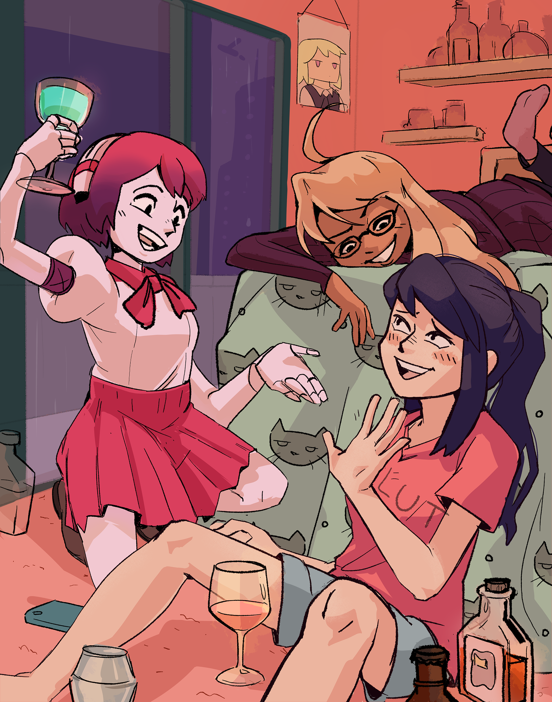 Fanwork Poster for VA-11 Hall-A