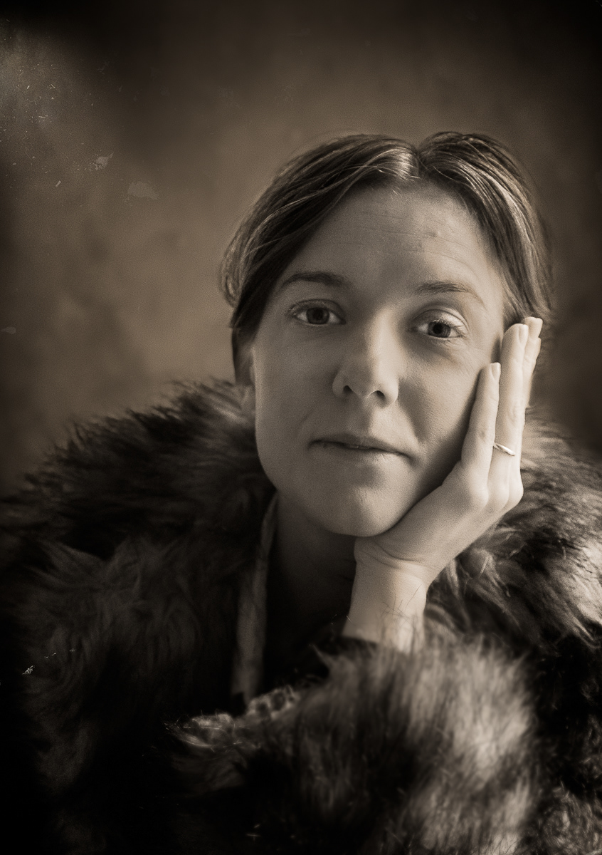 Tove Folkesson as Virginia Woolf.