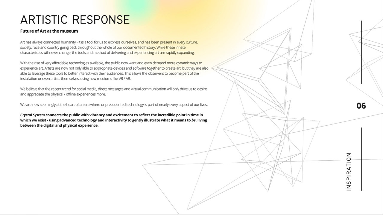 sample page from proposal