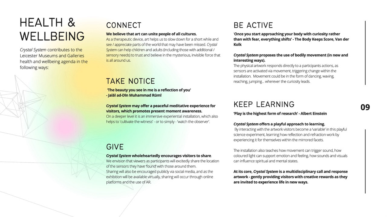 sample page from proposal