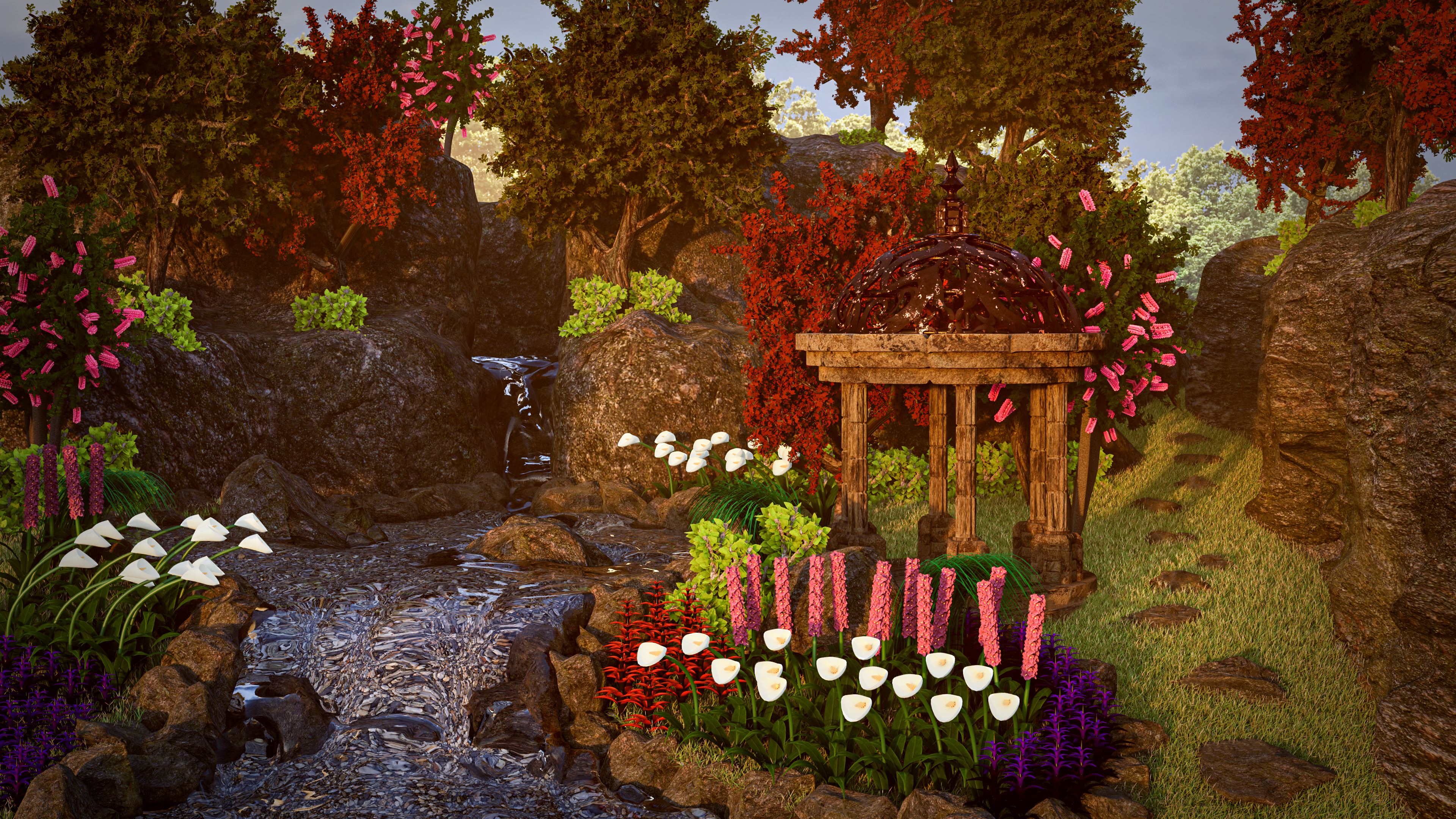 The Garden - Made in Blender