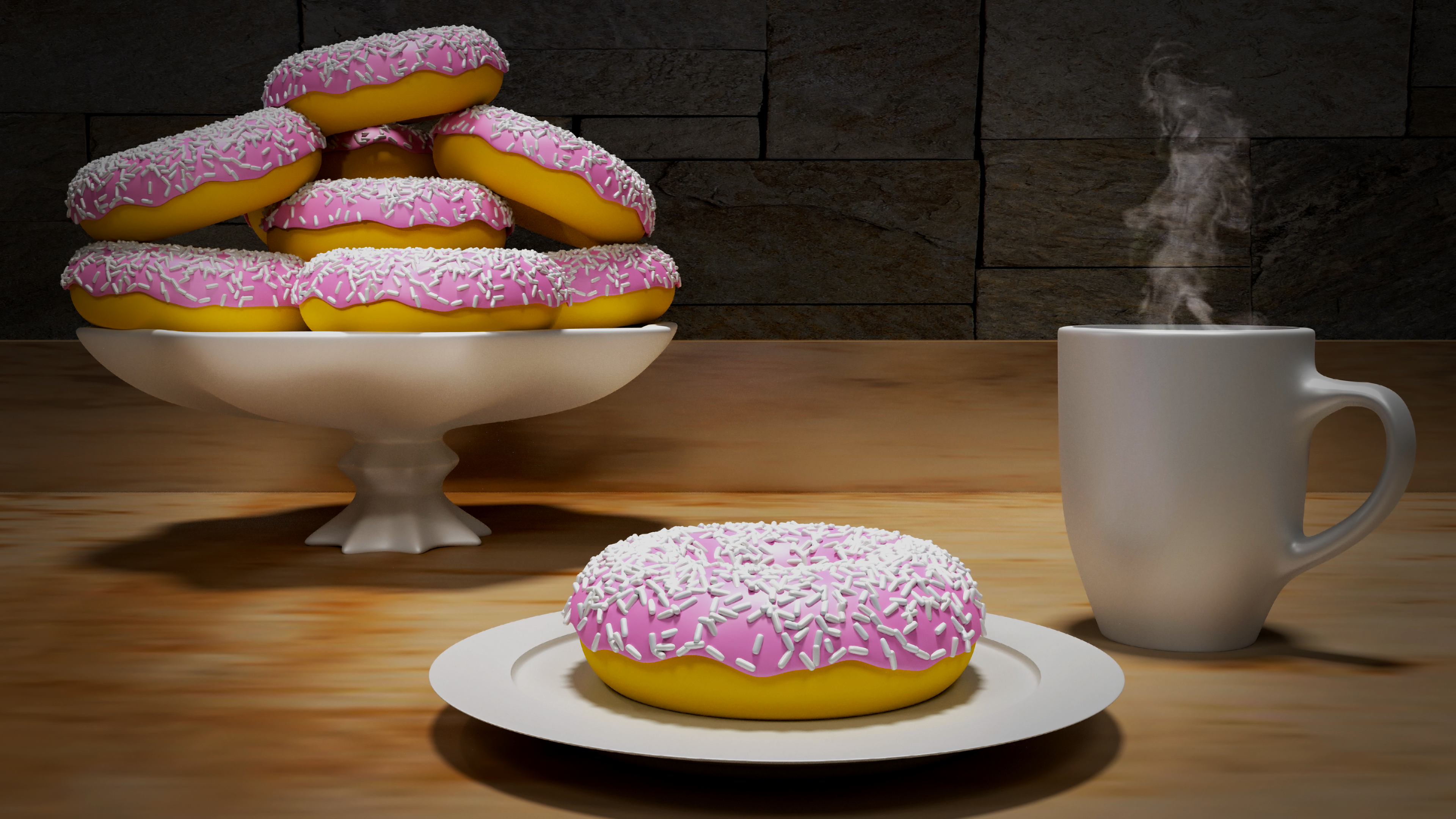 Doughnuts - Made in Blender