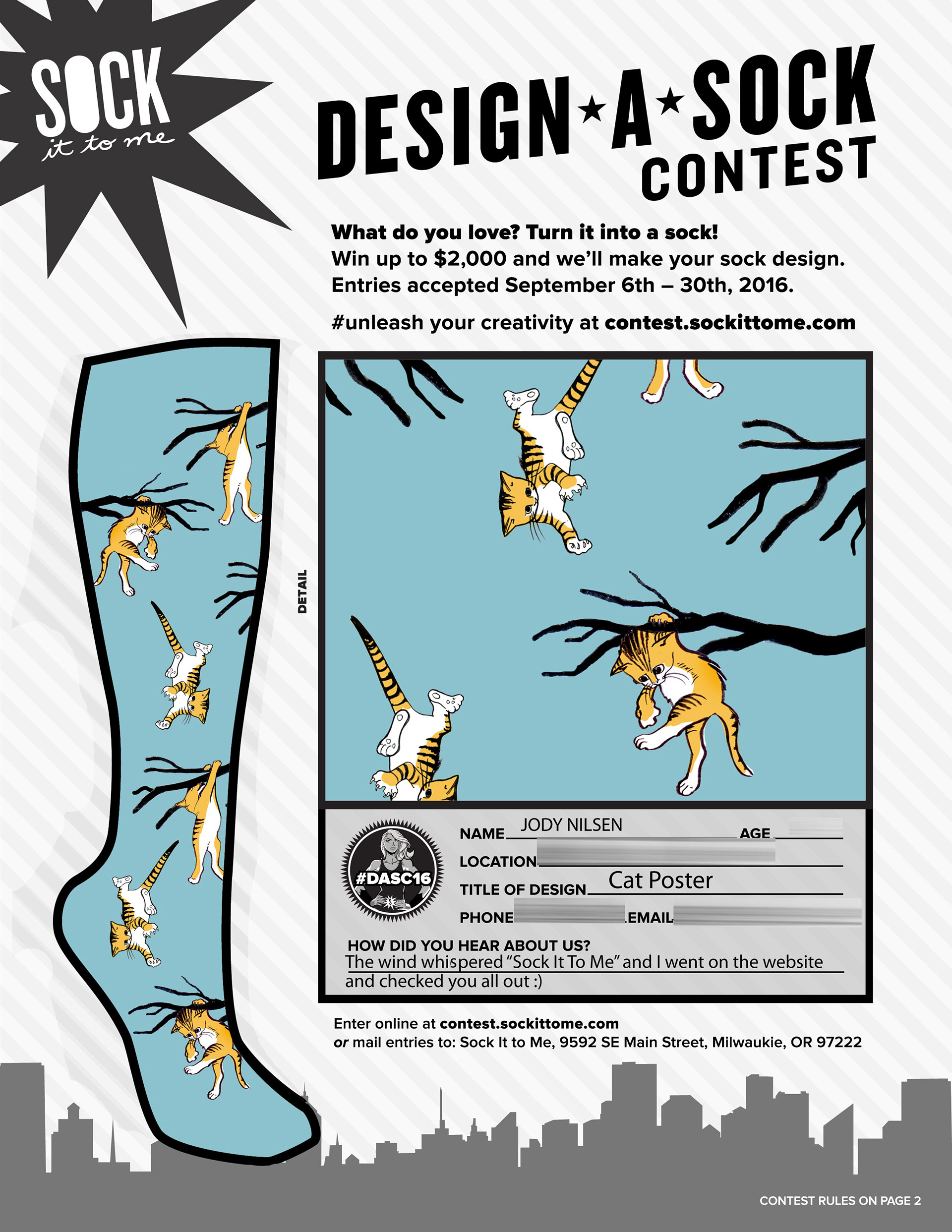 Sock Design for Contest