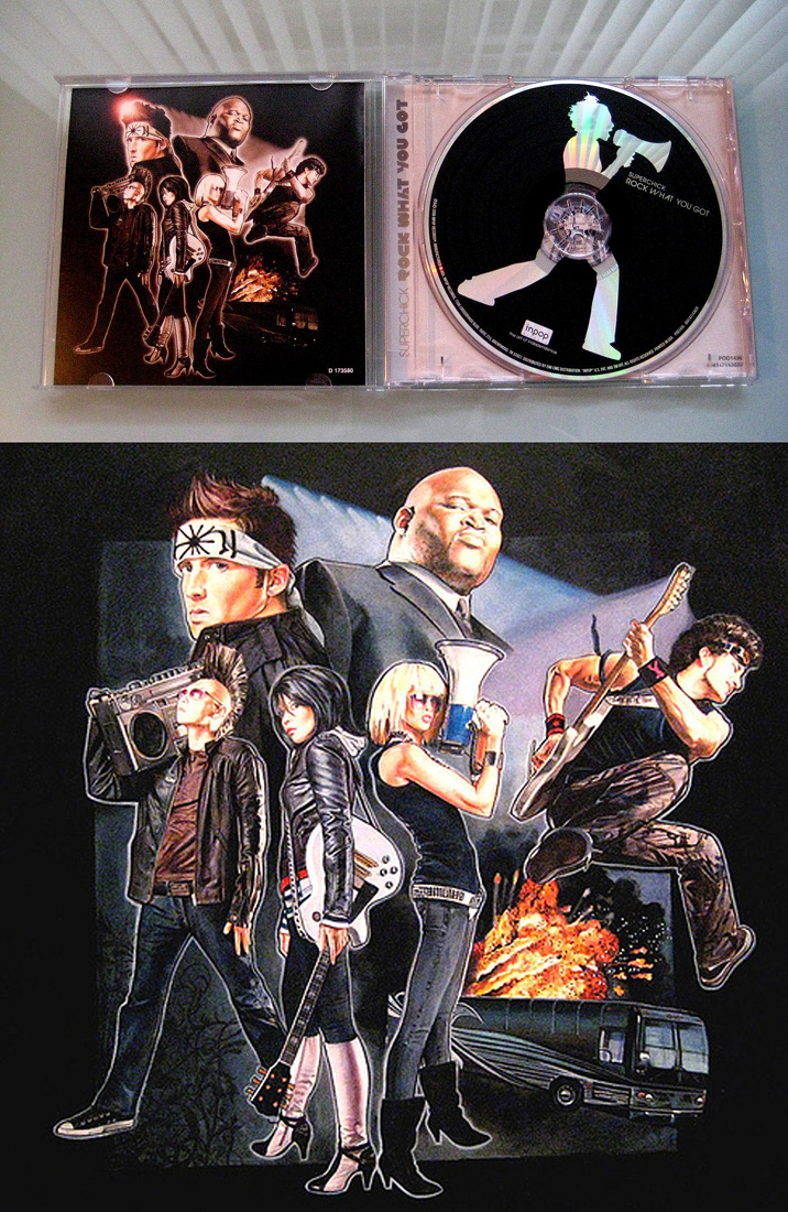 Inside Cover, Tour Poster for Superchick