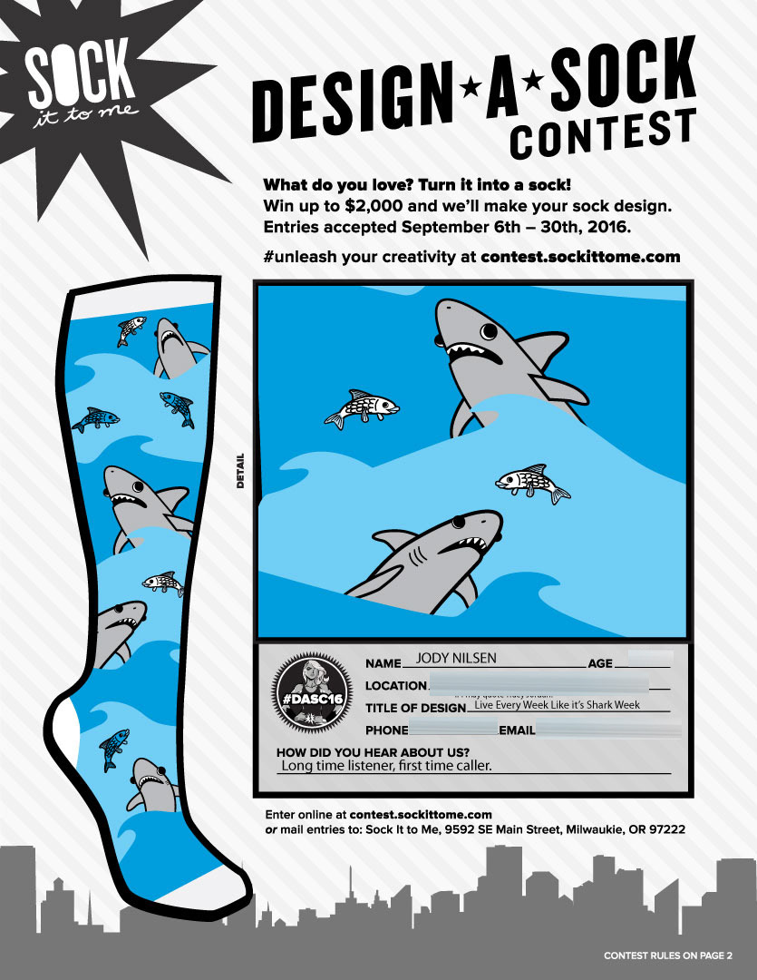 Sock Design for Contest