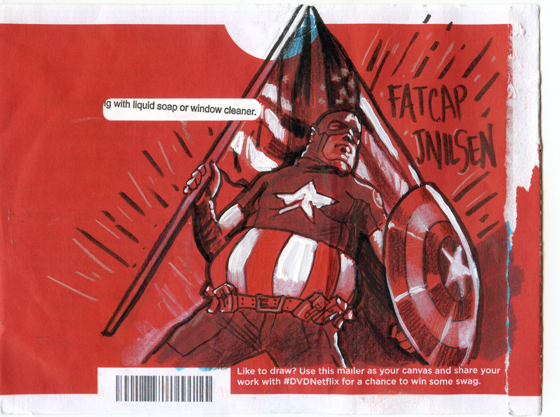 Another Netflix envelope that the company kept