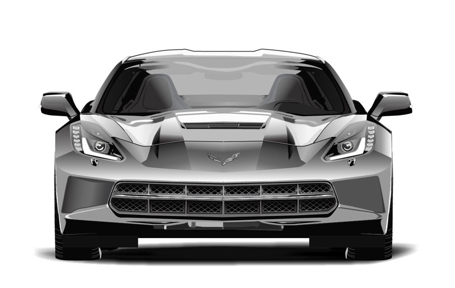 We often recreate cars for one client all in vector which definitely takes time