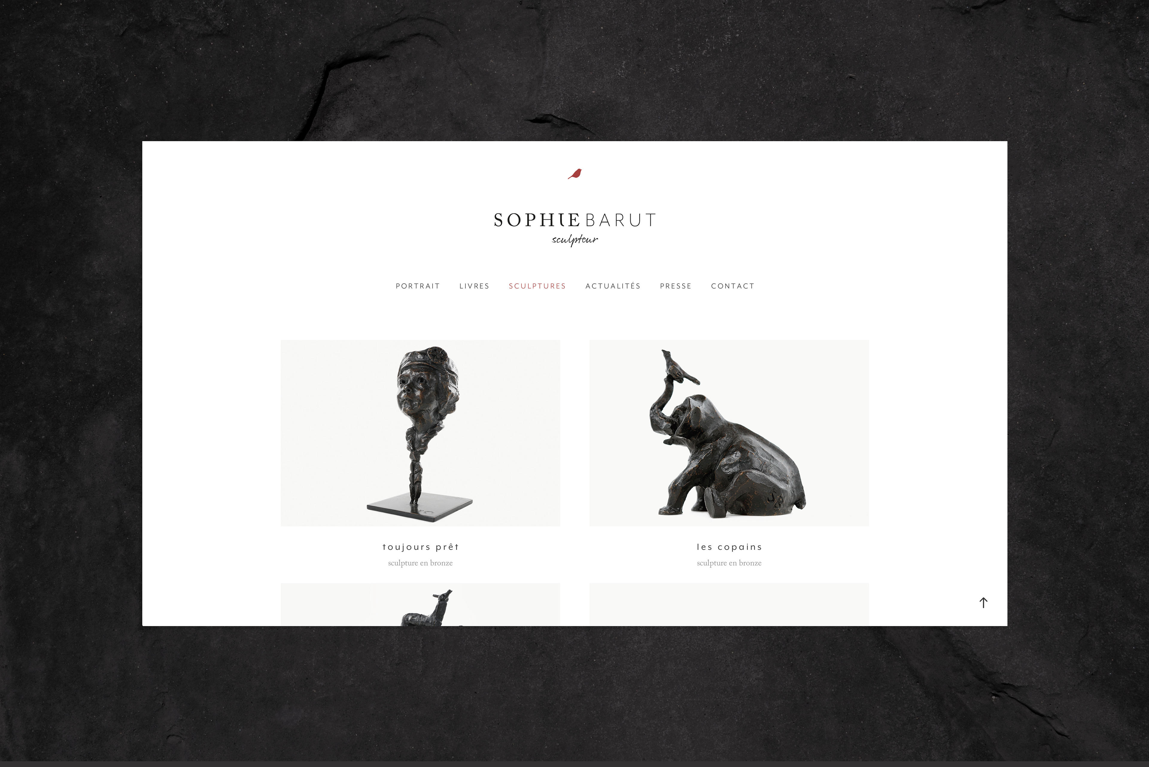 Sophie Barut - web design