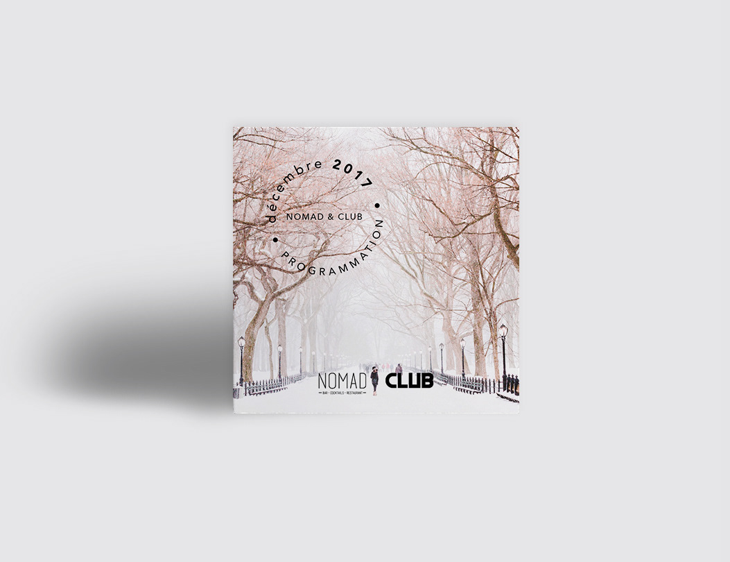 communication 2017 du Club + Nomad ©Studio Apostille