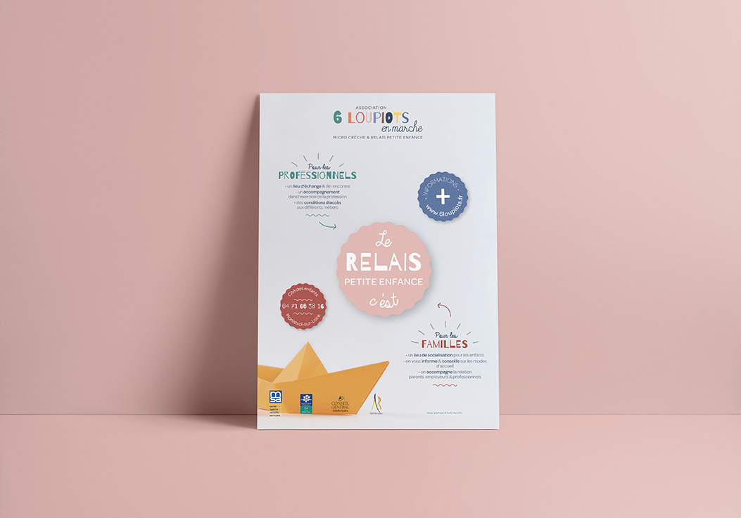 Association 6 Loupiots en Marche - identité visuelle