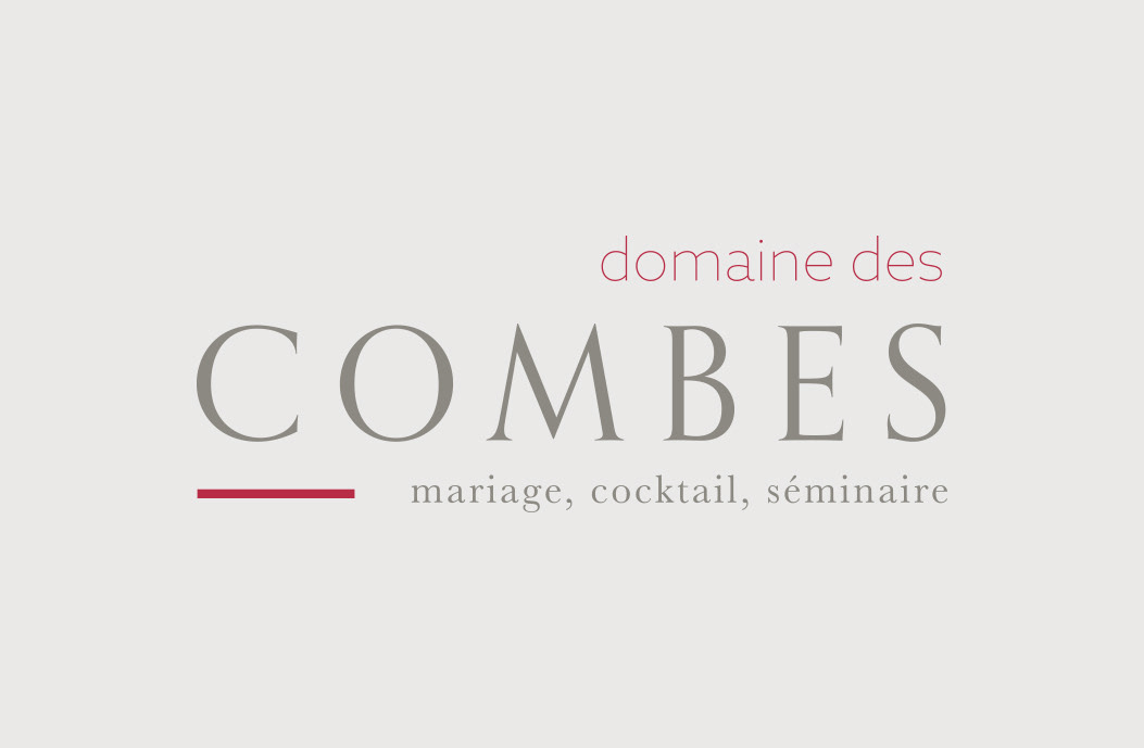 logo domaine des combes © studio Apostille