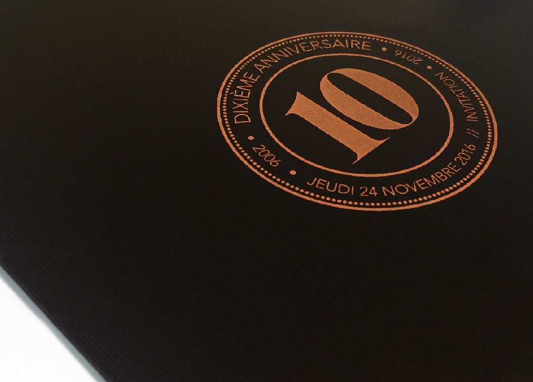 invitation 10 ans Club ©Studio Apostille