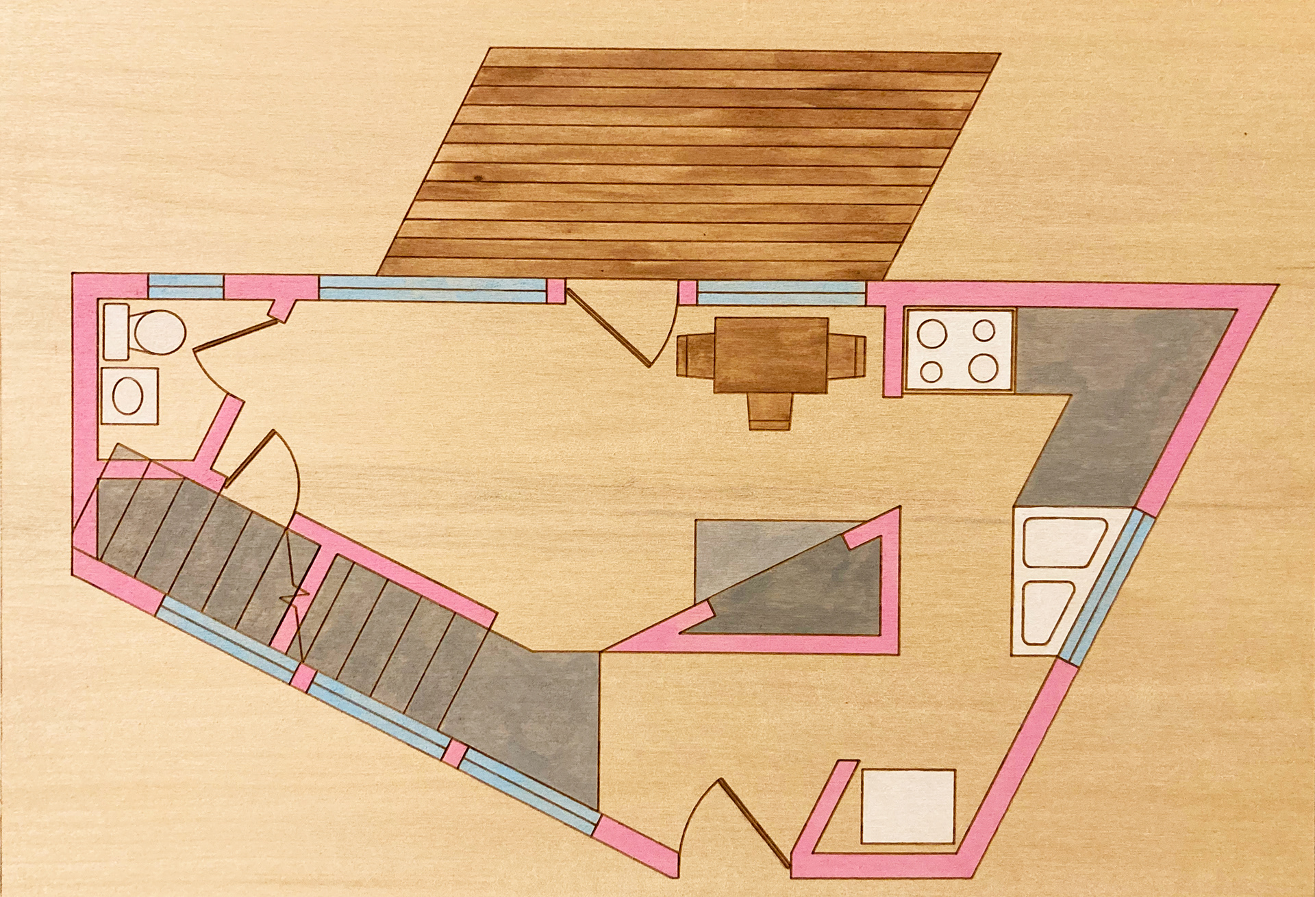 Parallelogram House, Level 1, 2026