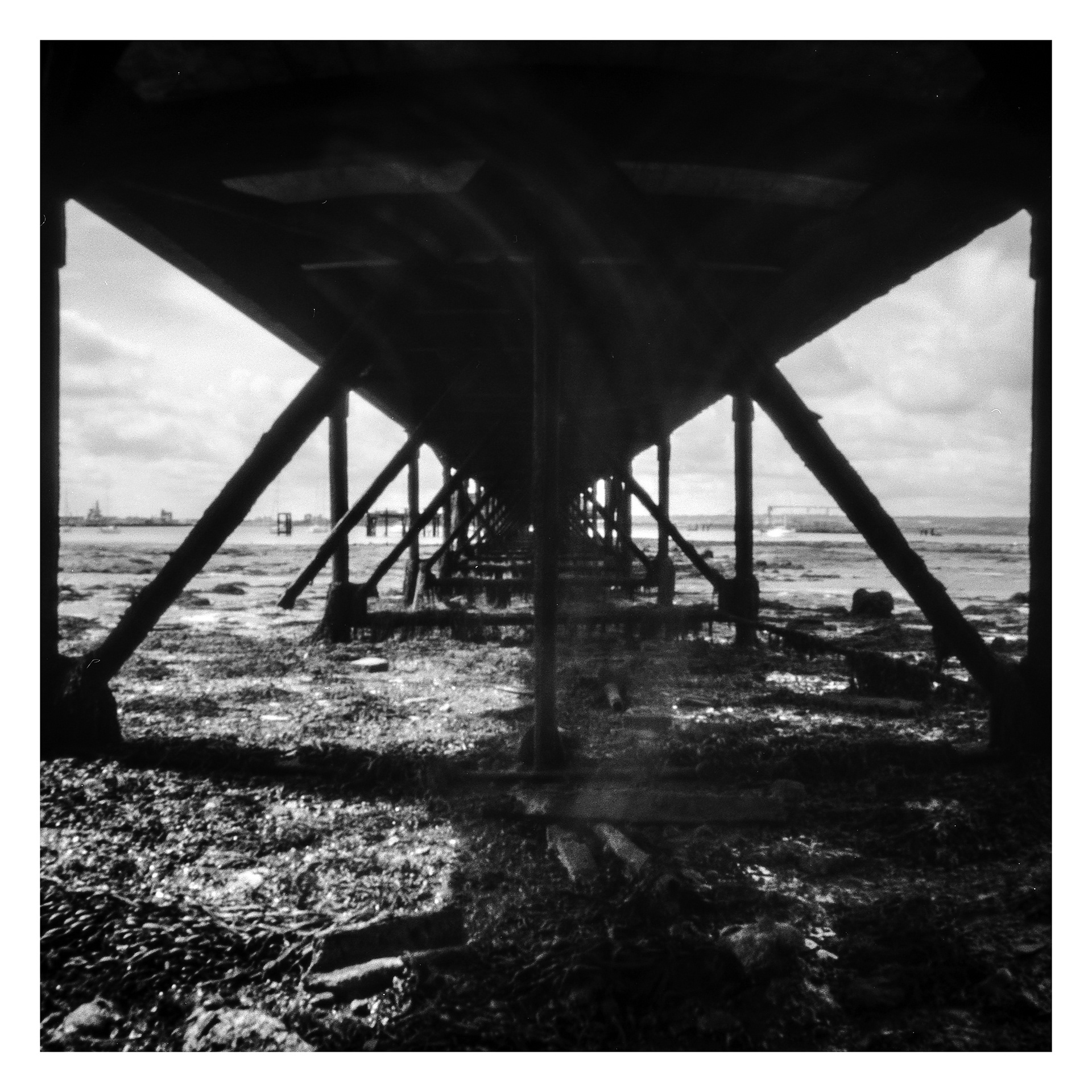 Jetty Portsmouth Harbour_Pinhole Photograph_© Harvey Mills