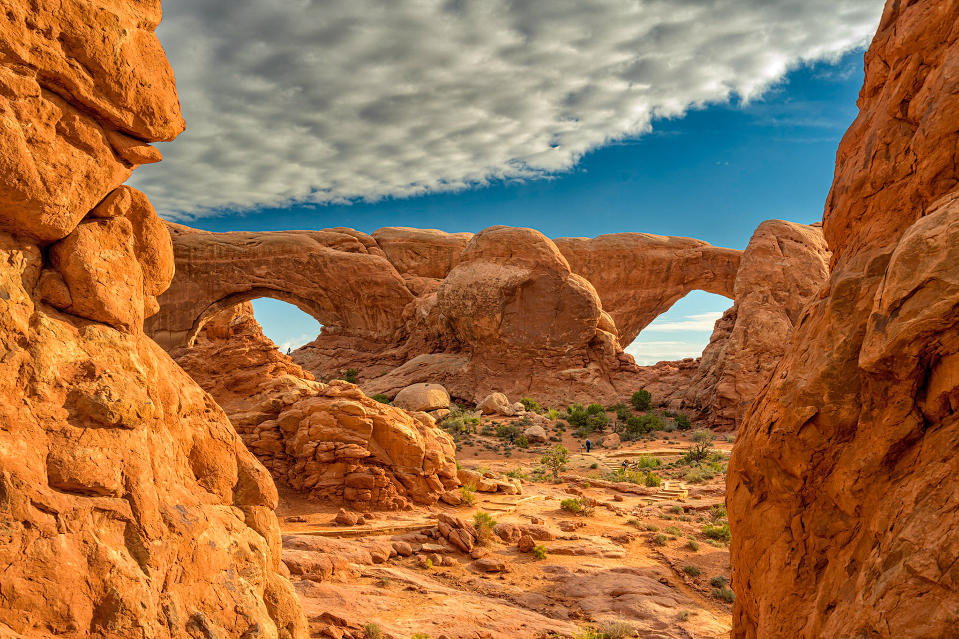 The Windows from Turret Arch at Arches N.P.