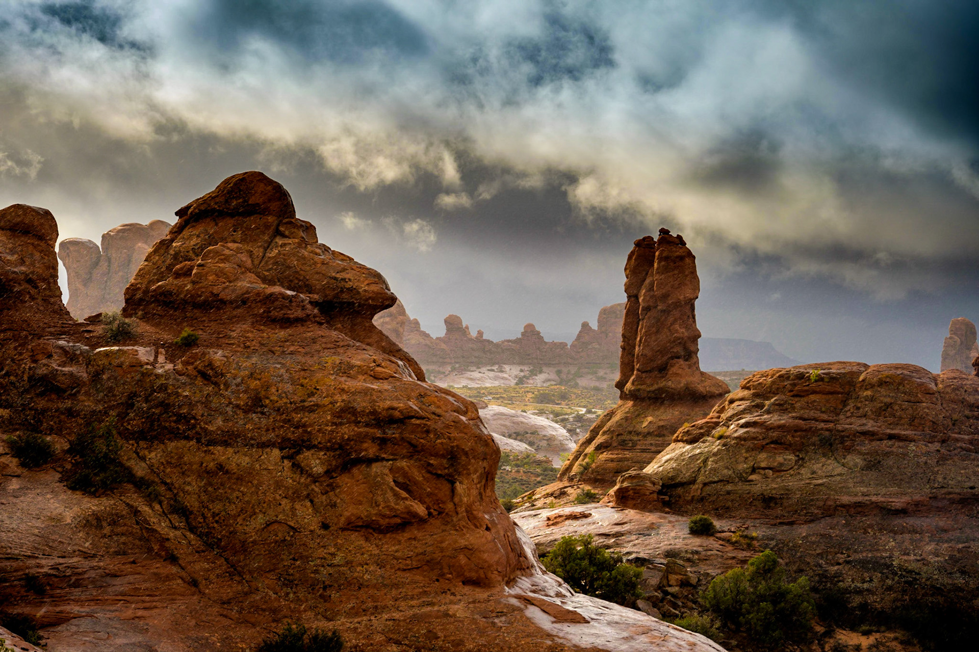 Storm at Arches N.P. 