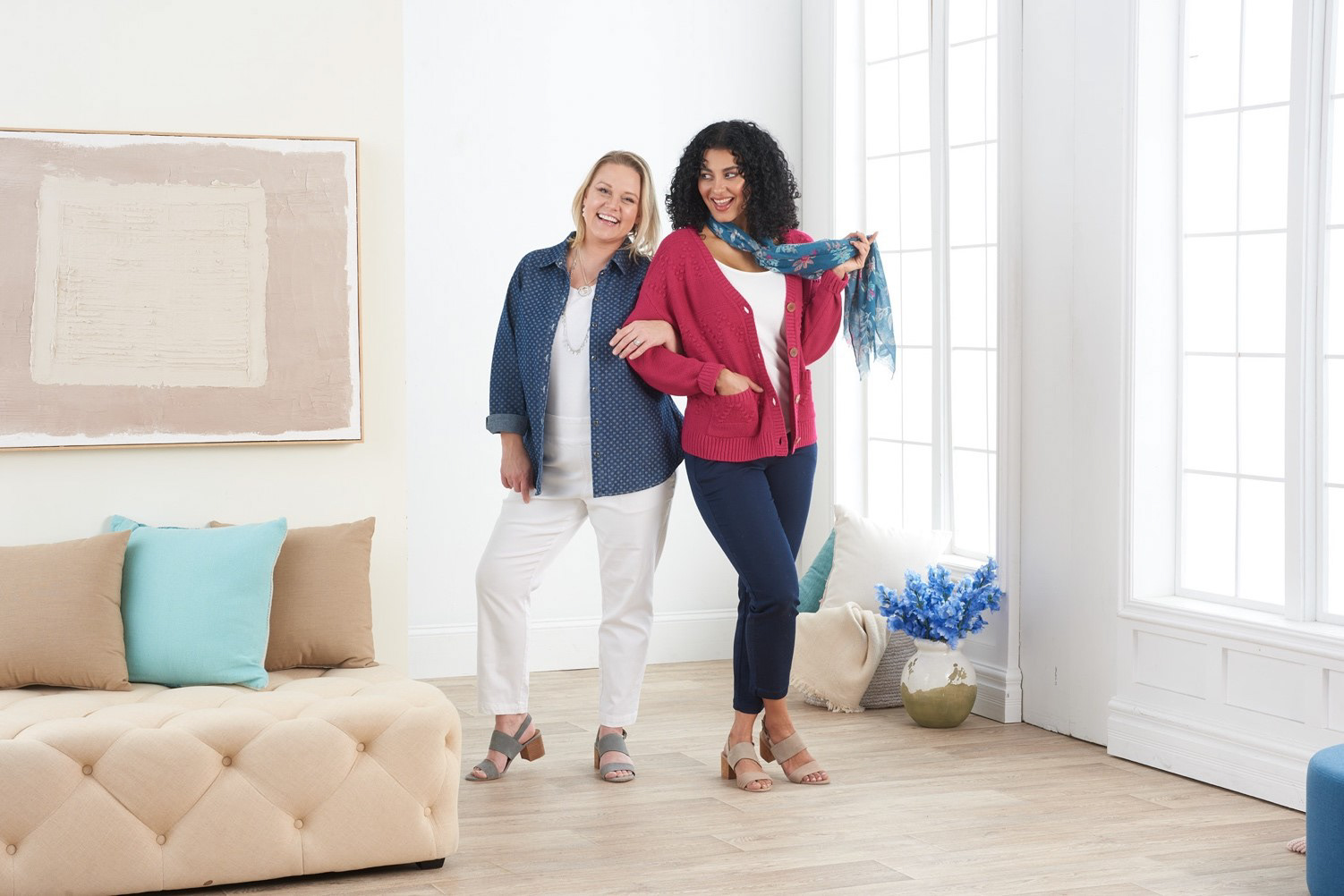 Set styled for the fashion brand Christopher and Banks to use on their website and/or social media.