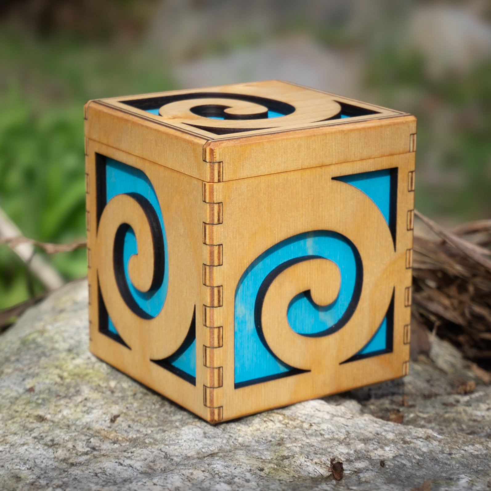 Spiral Birch Box