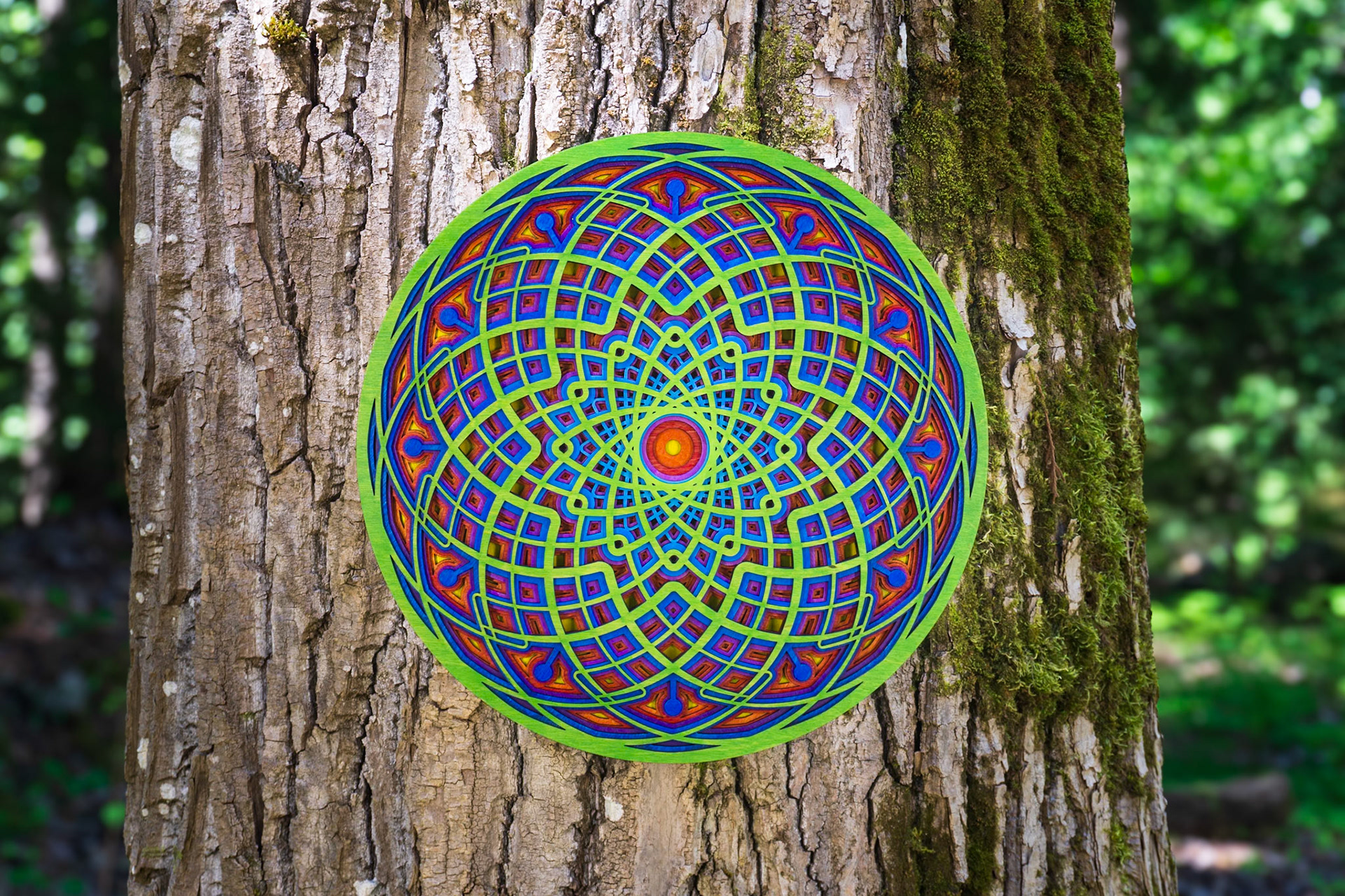 Hidden Light - Green Rainbow