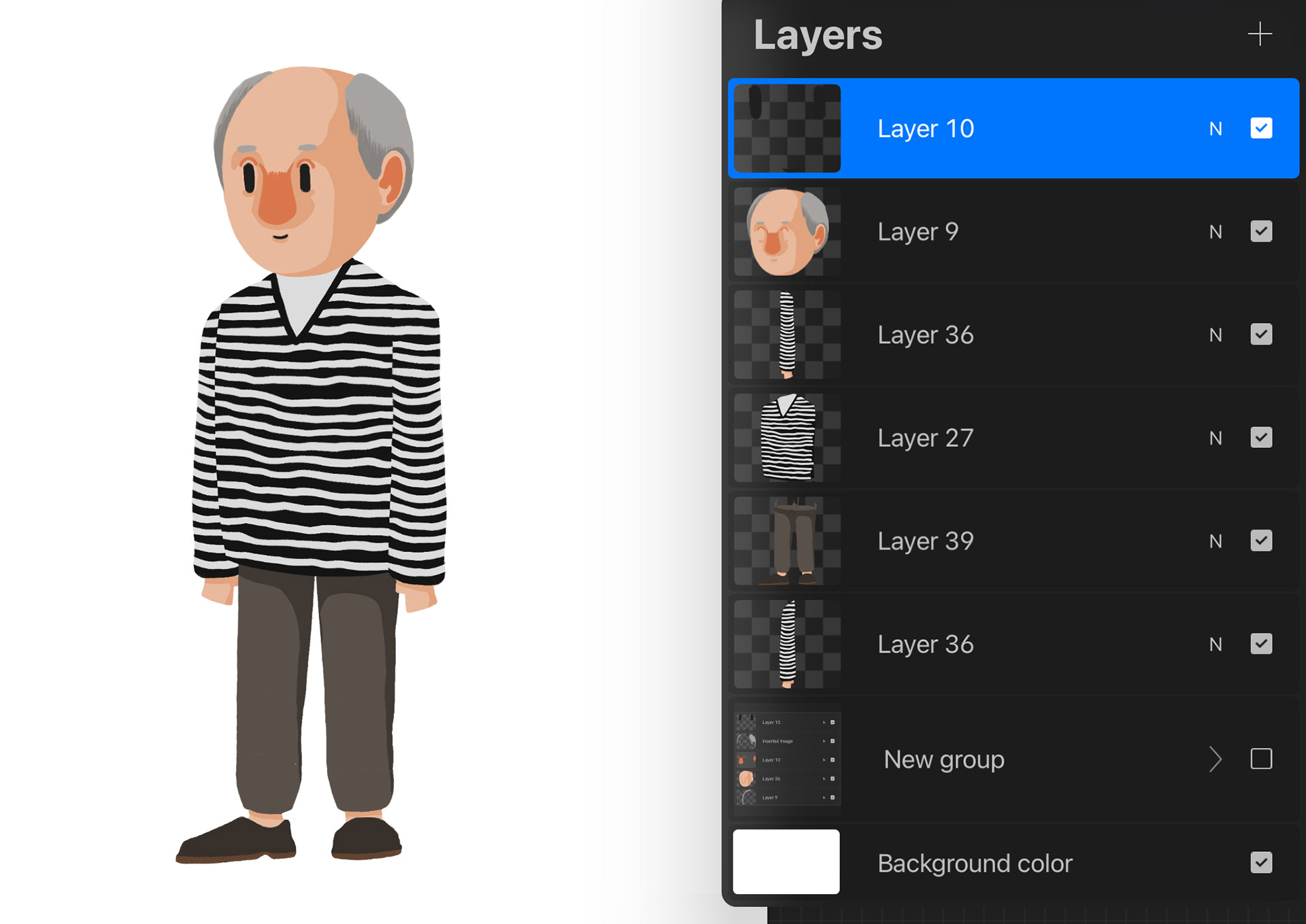 Picasso Character Illustration