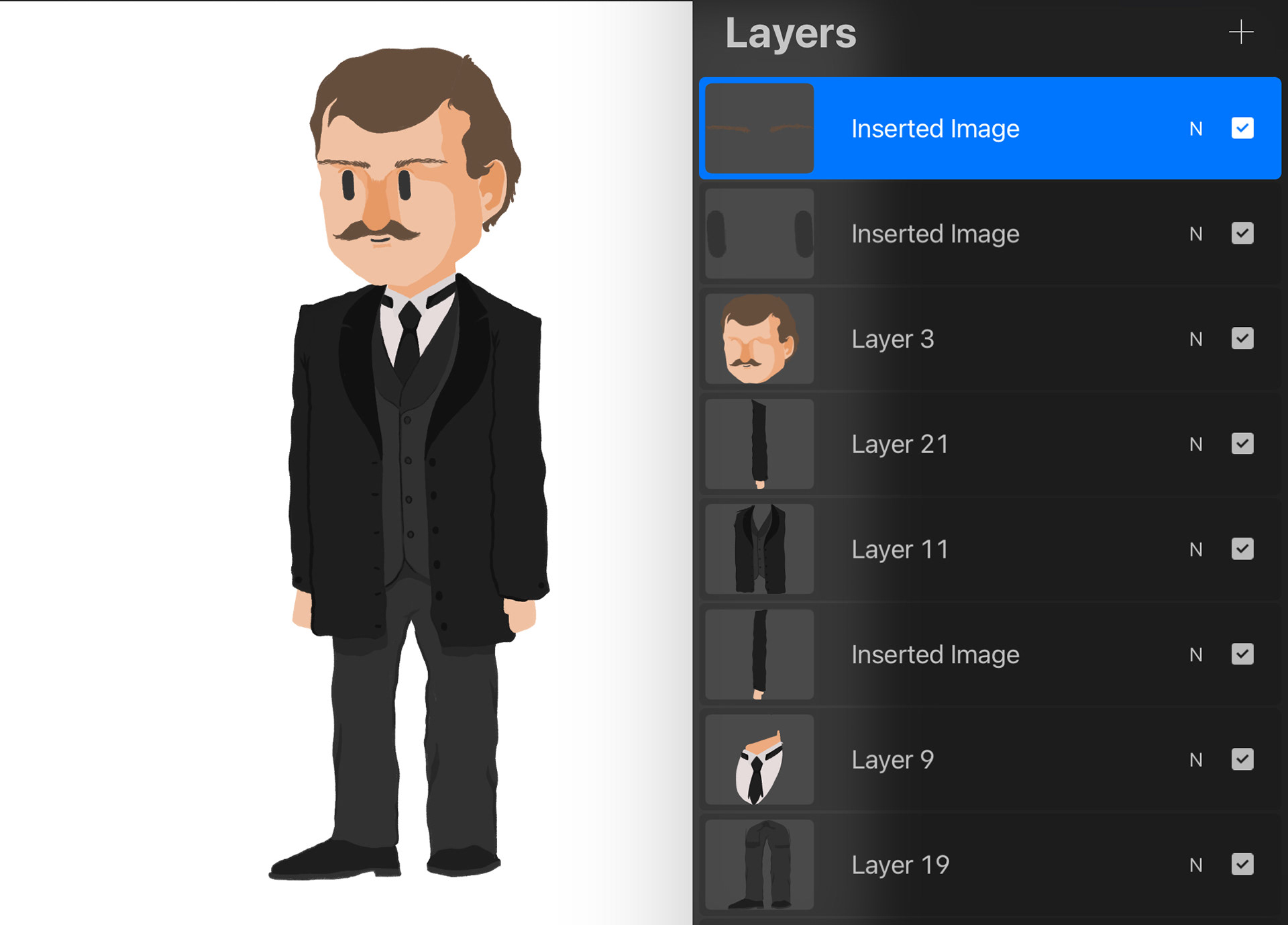 Edvard Munch Character Illustration