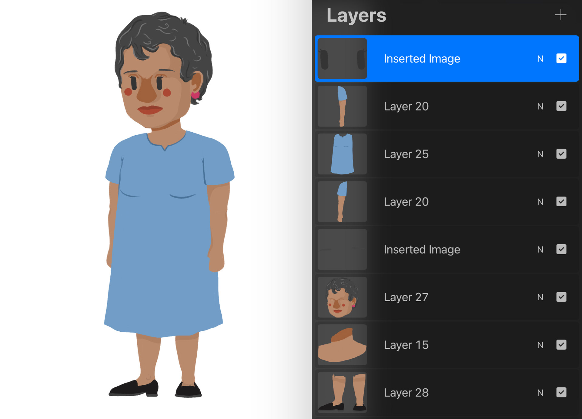 Alma Thomas Character Illustration