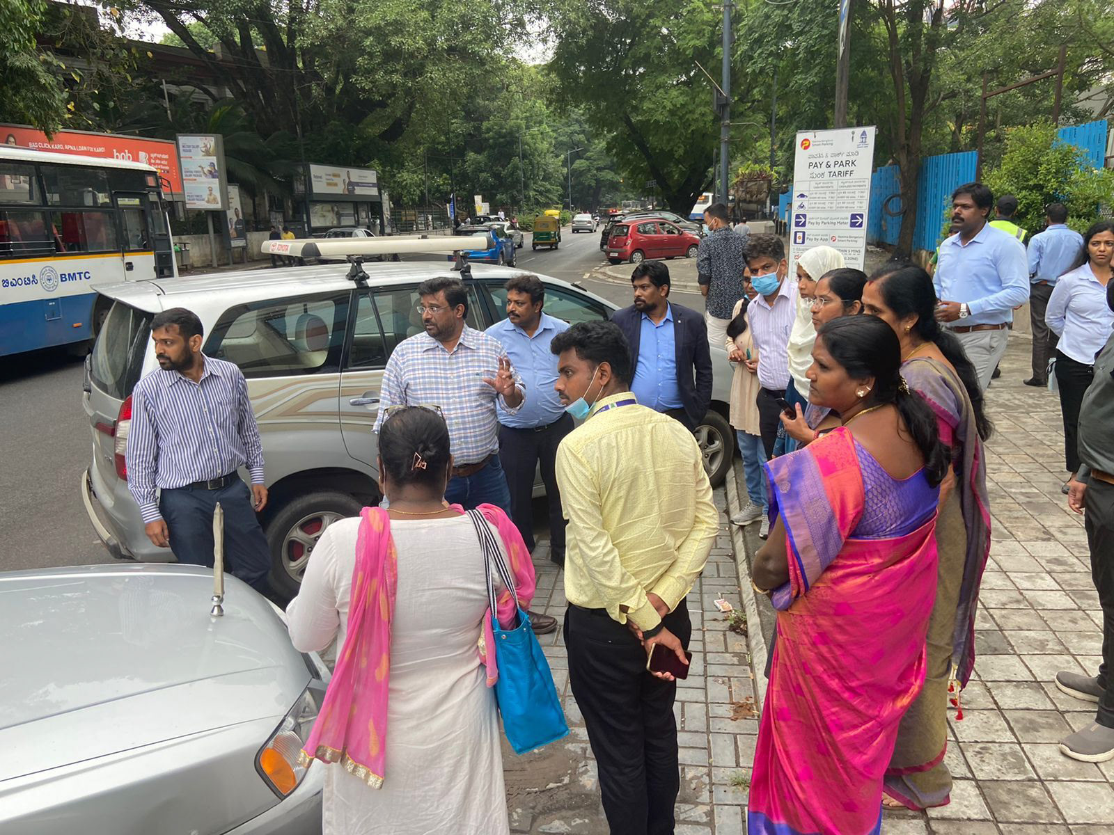 Study visit with municipal councillors and officials to Bengaluru to understand parking management best practices