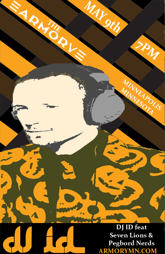 A concept poster for my music production alias.