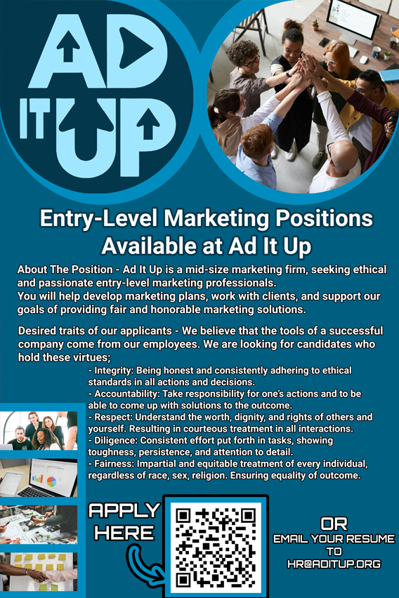 An ethic-friendly hiring ad.